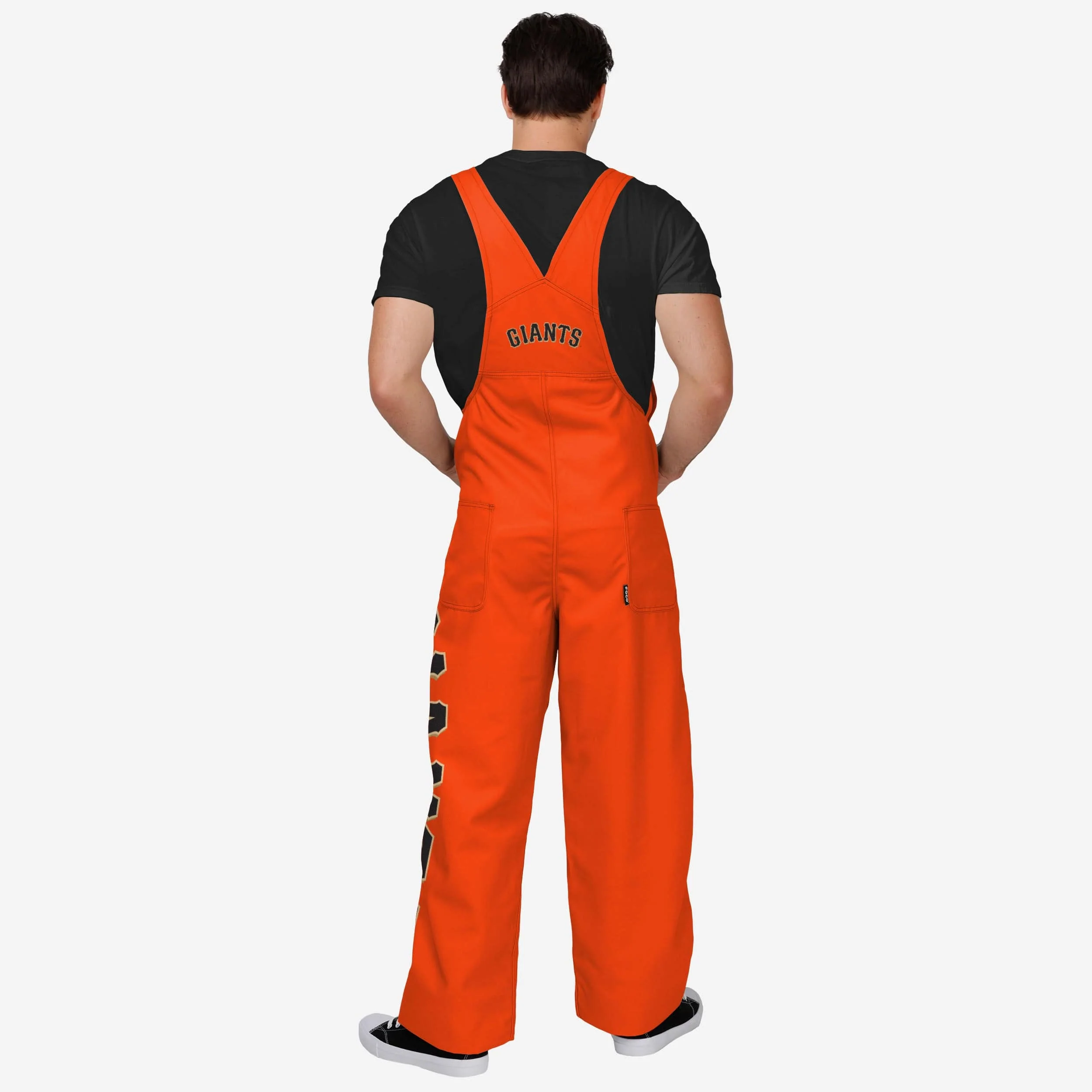 San Francisco Giants Mens Big Logo Bib Overalls - Image 2