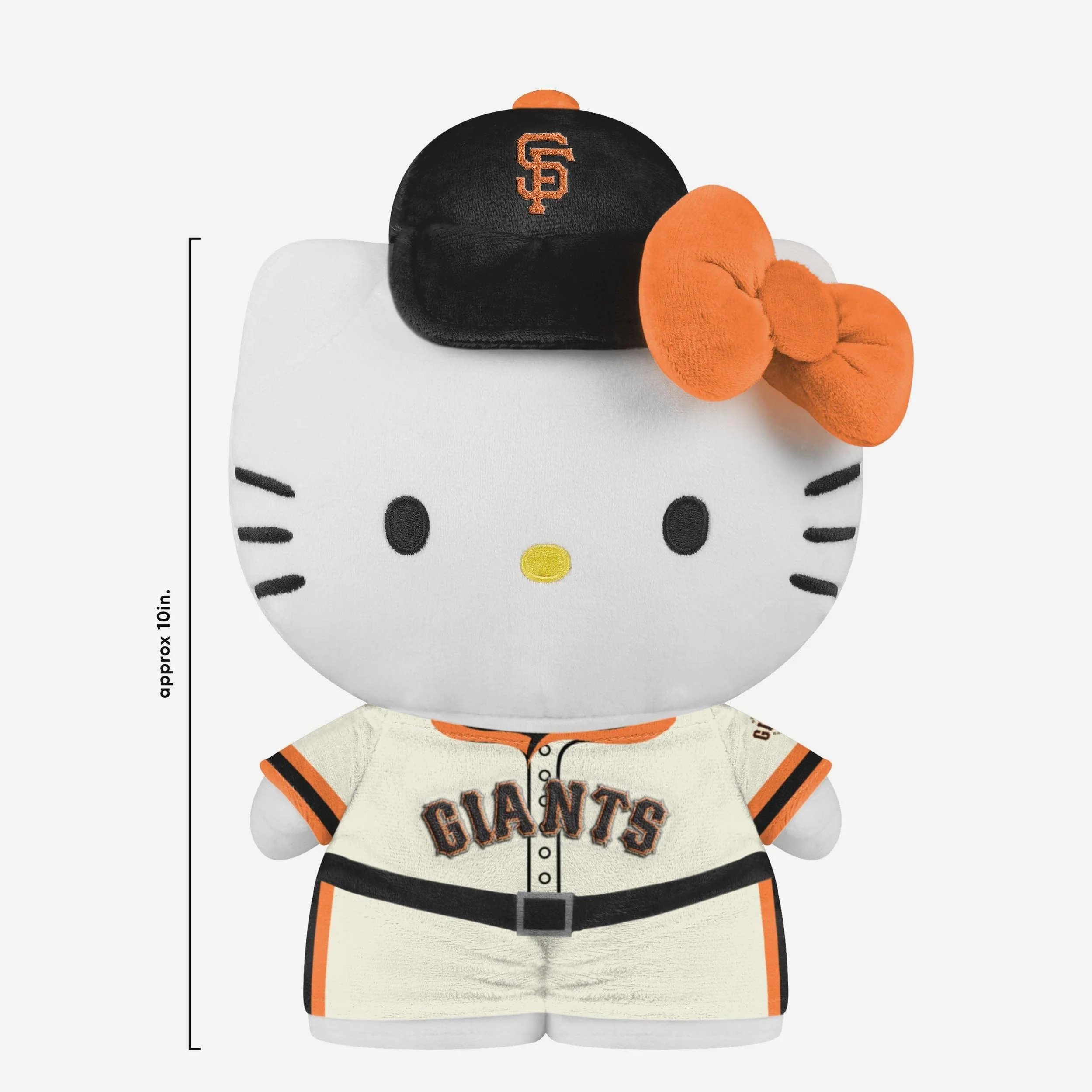 San Francisco Giants Team Color Bow Hello Kitty® Jersey Plush - Image 2