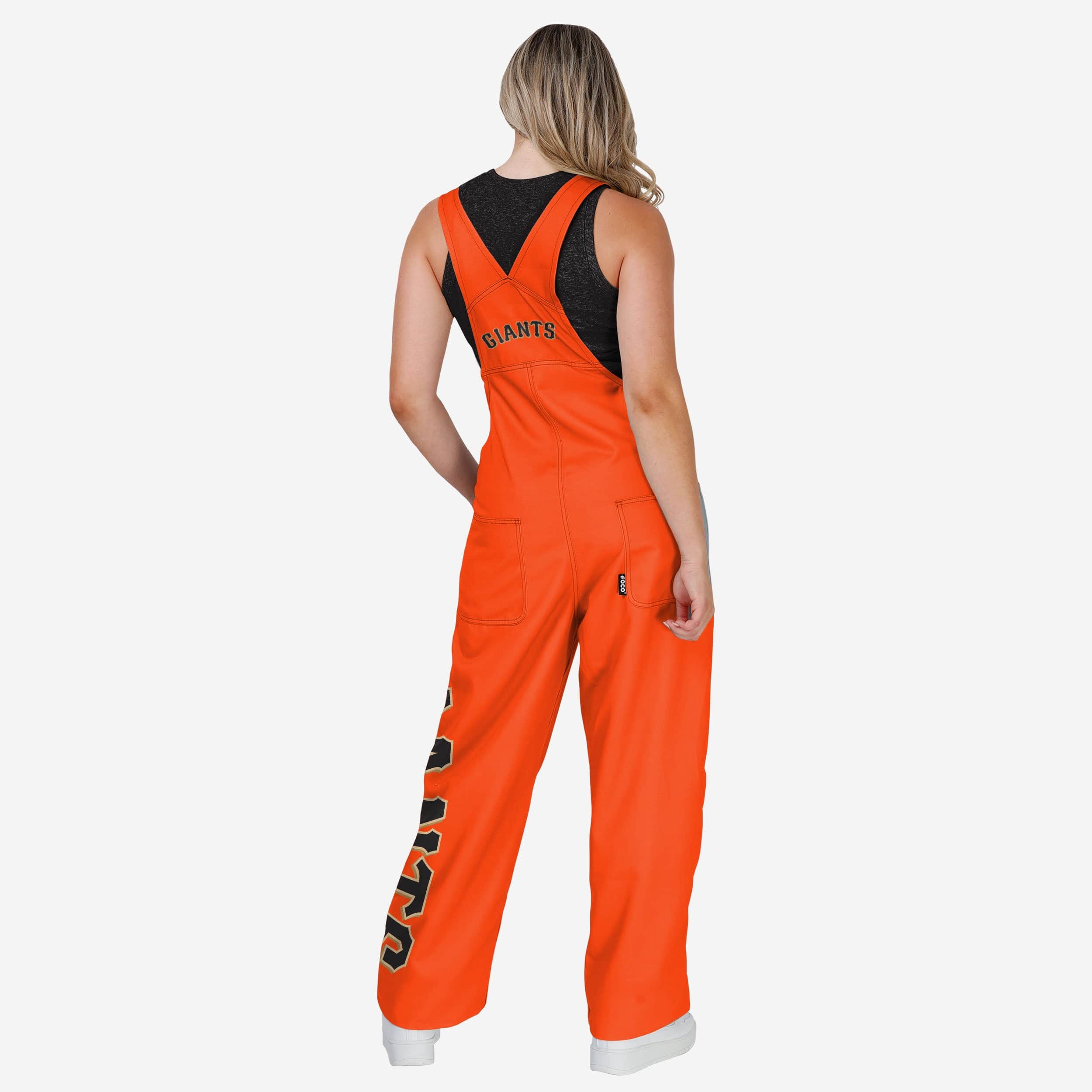 San Francisco Giants Womens Big Logo Bib Overalls - Image 2