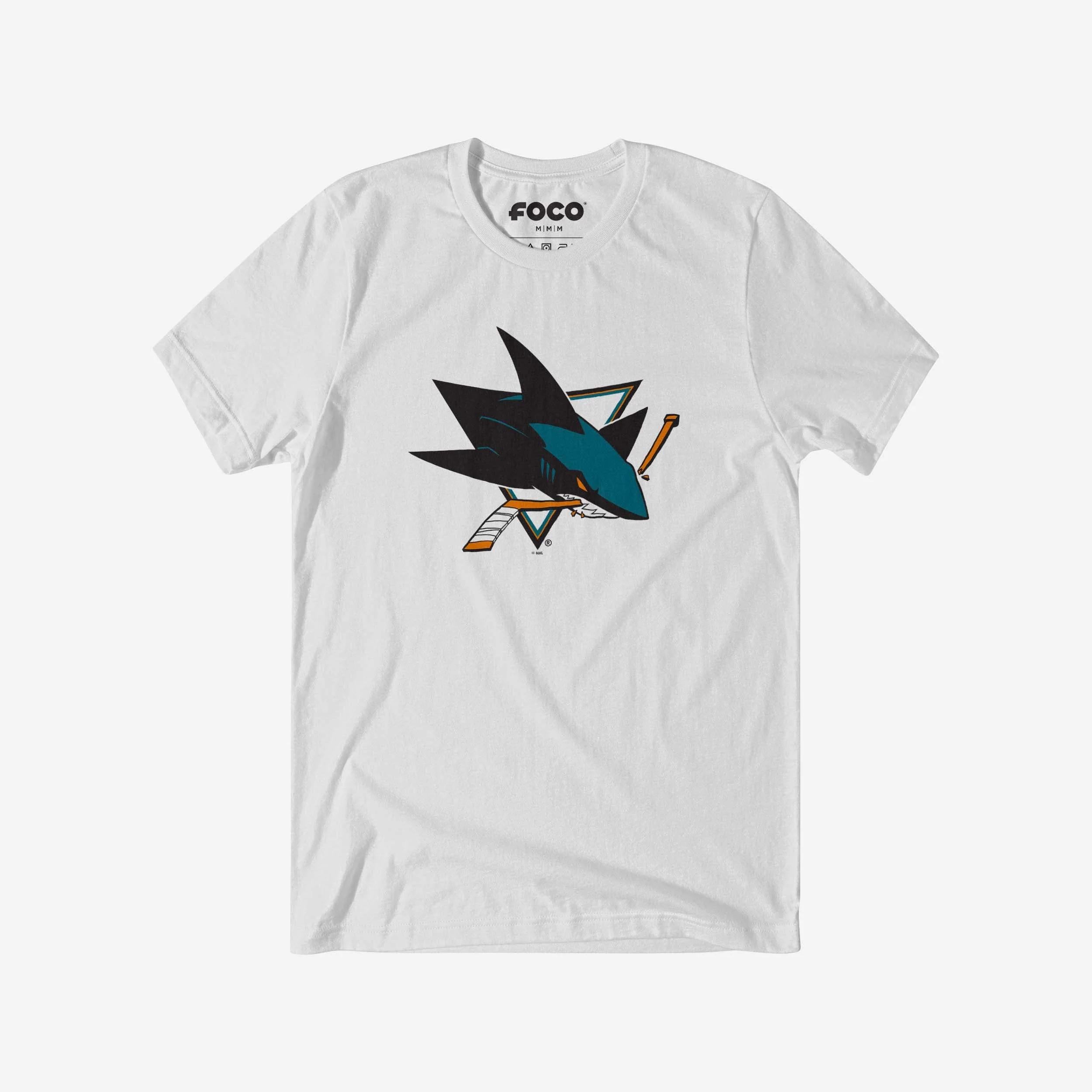 San Jose Sharks Primary Logo T-Shirt - Image 10
