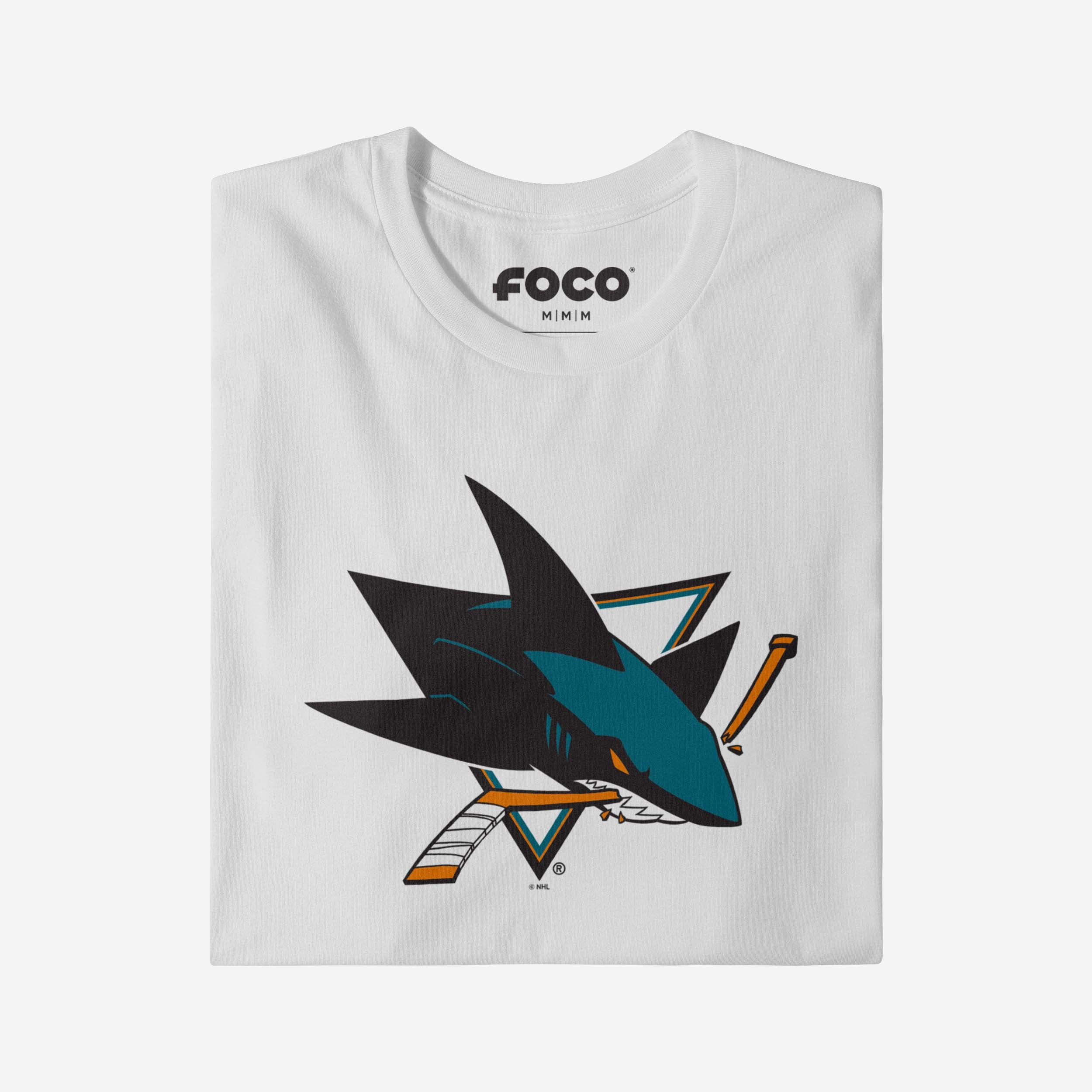 San Jose Sharks Primary Logo T-Shirt - Image 12