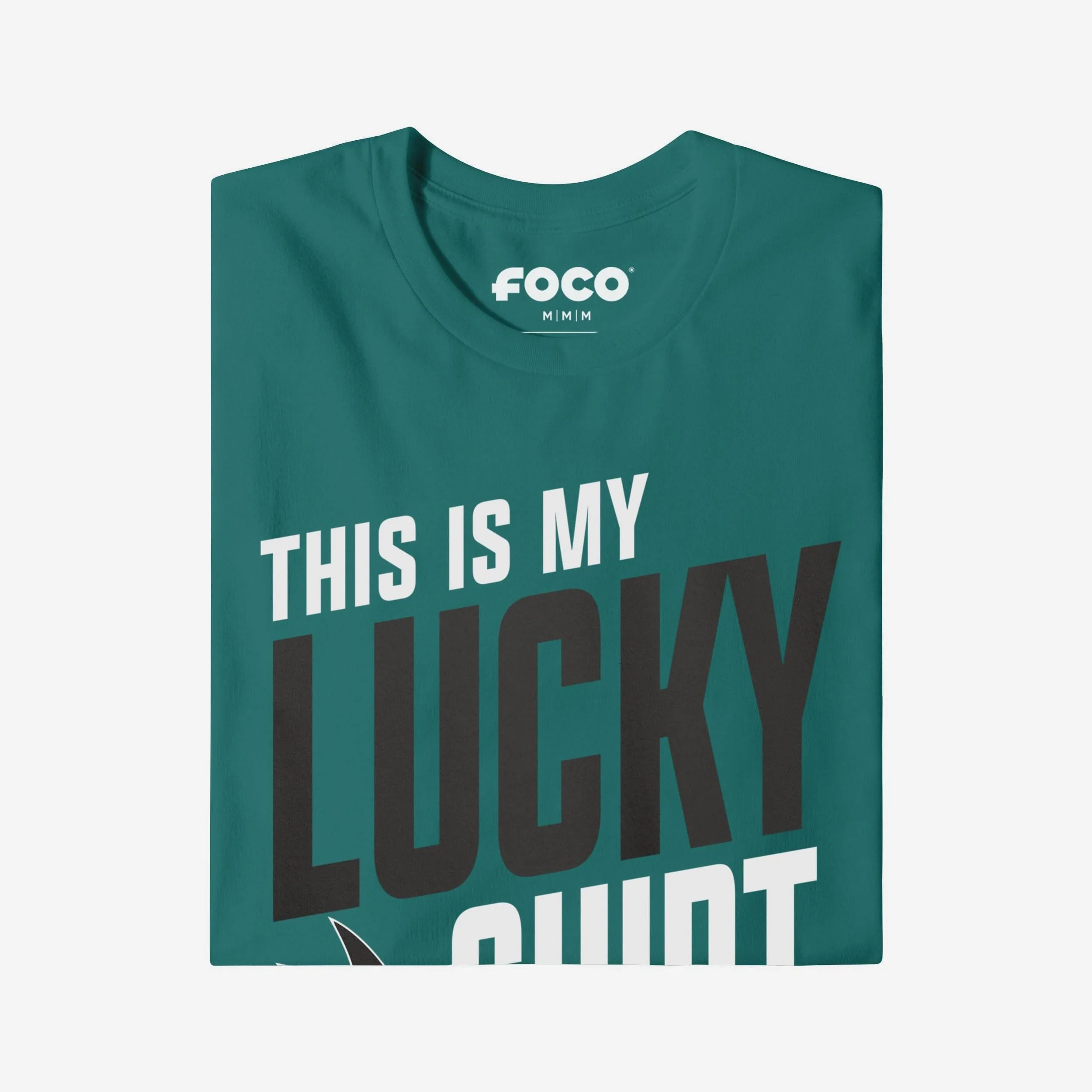 San Jose Sharks This Is My Lucky T-Shirt - Image 3