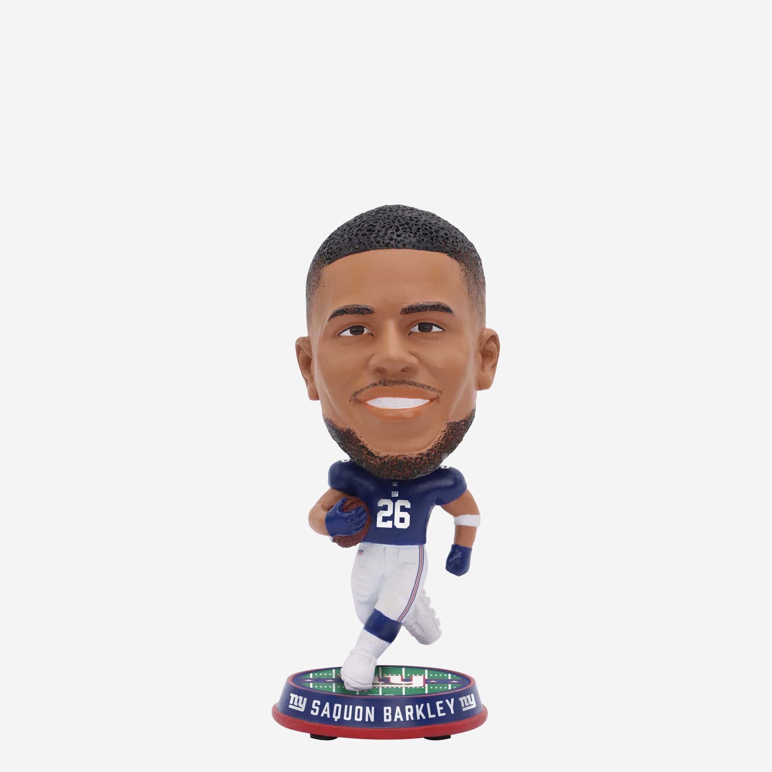Saquon Barkley New York Giants Field Stripe Mini Bighead Bobblehead