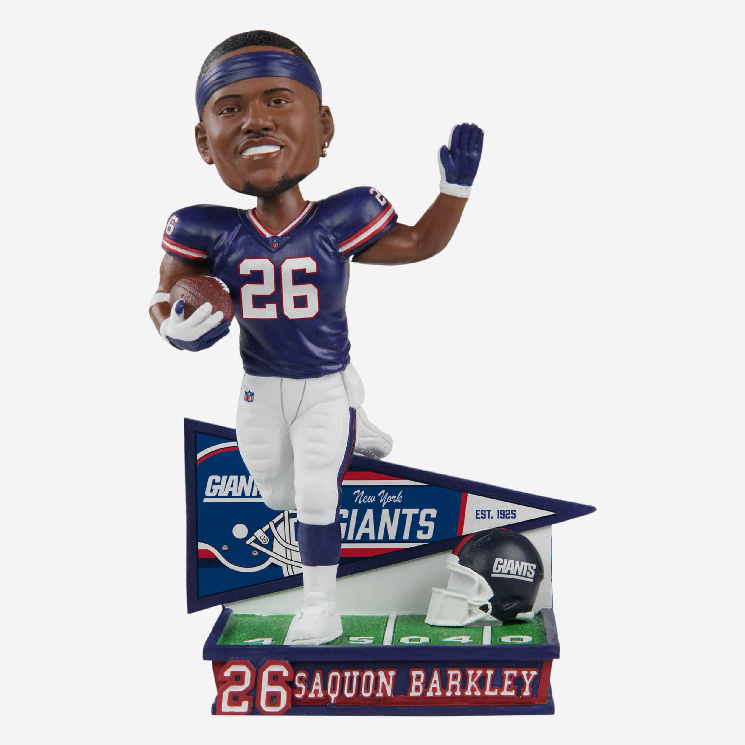 Saquon Barkley New York Giants Retro Uniform Bobblehead