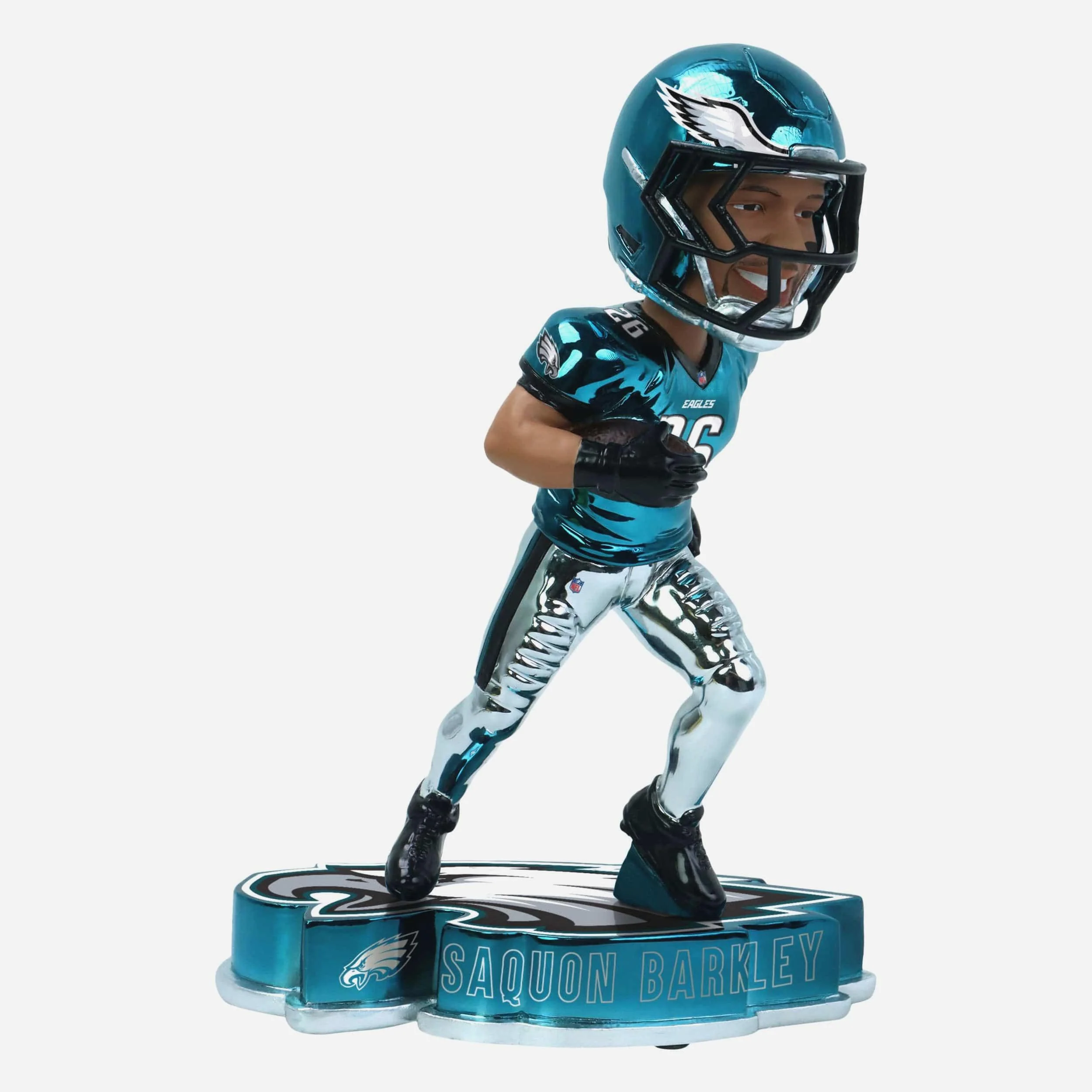Saquon Barkley Philadelphia Eagles Electroplated Edition Bobblehead