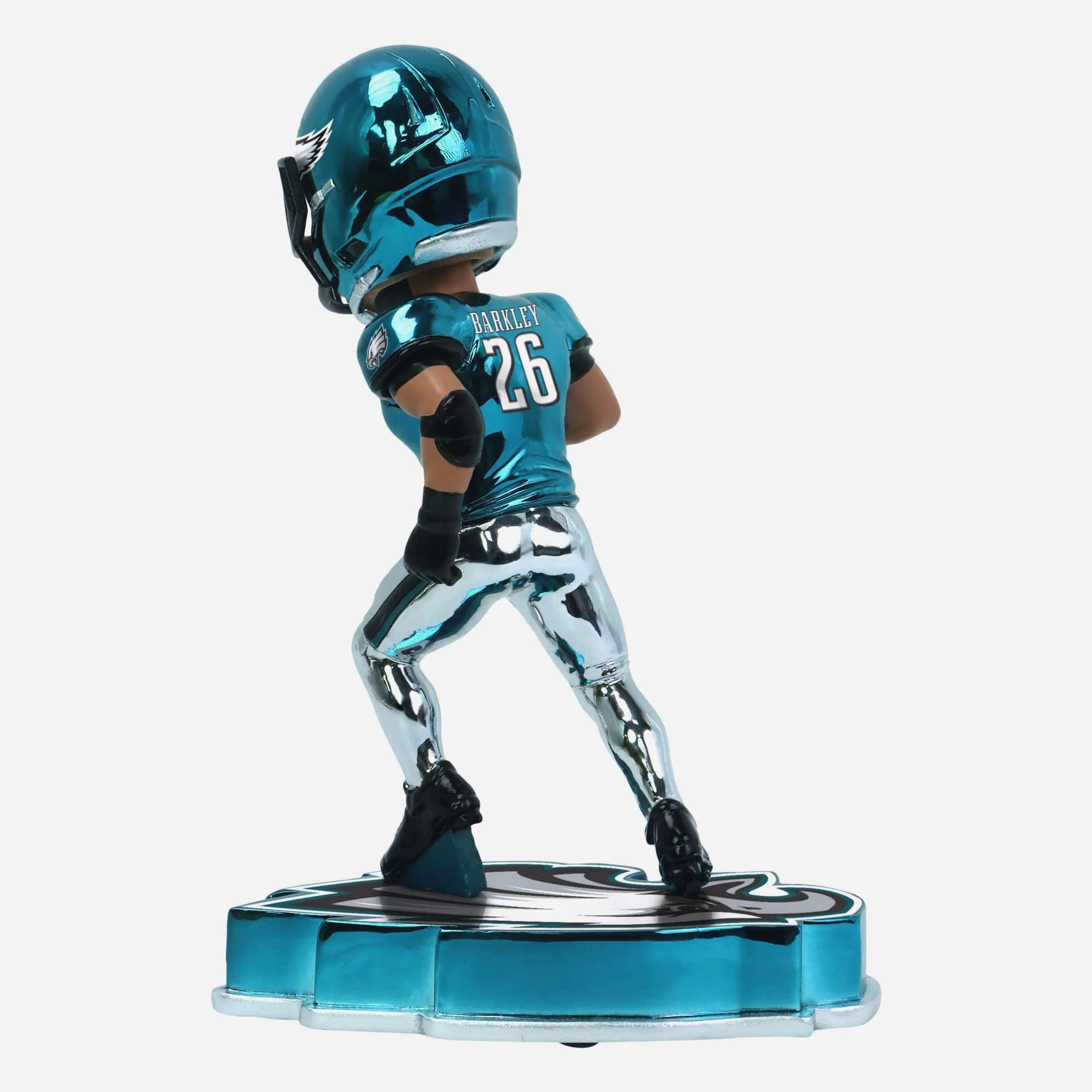 Saquon Barkley Philadelphia Eagles Electroplated Edition Bobblehead - Image 5