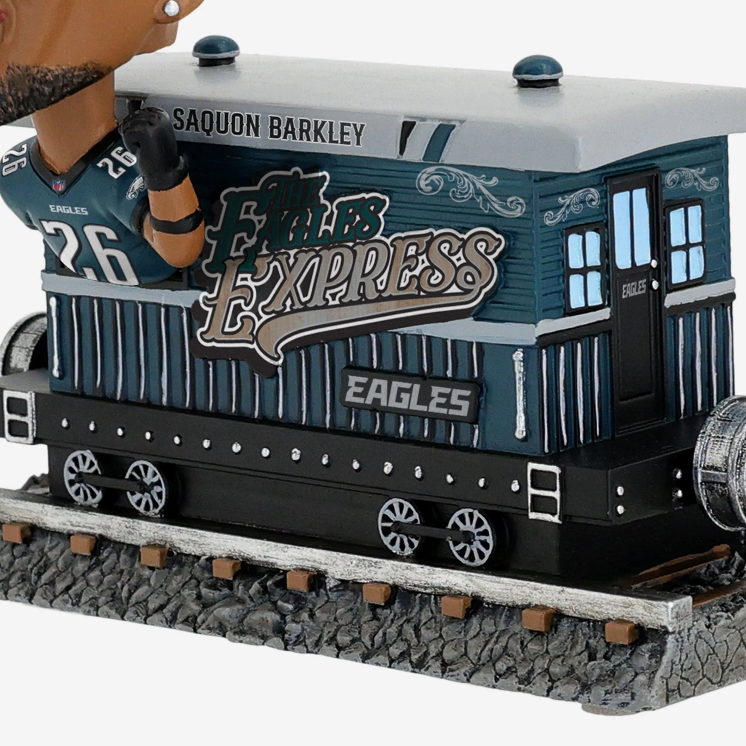 Saquon Barkley Philadelphia Eagles Express Train Bobblehead - Image 3