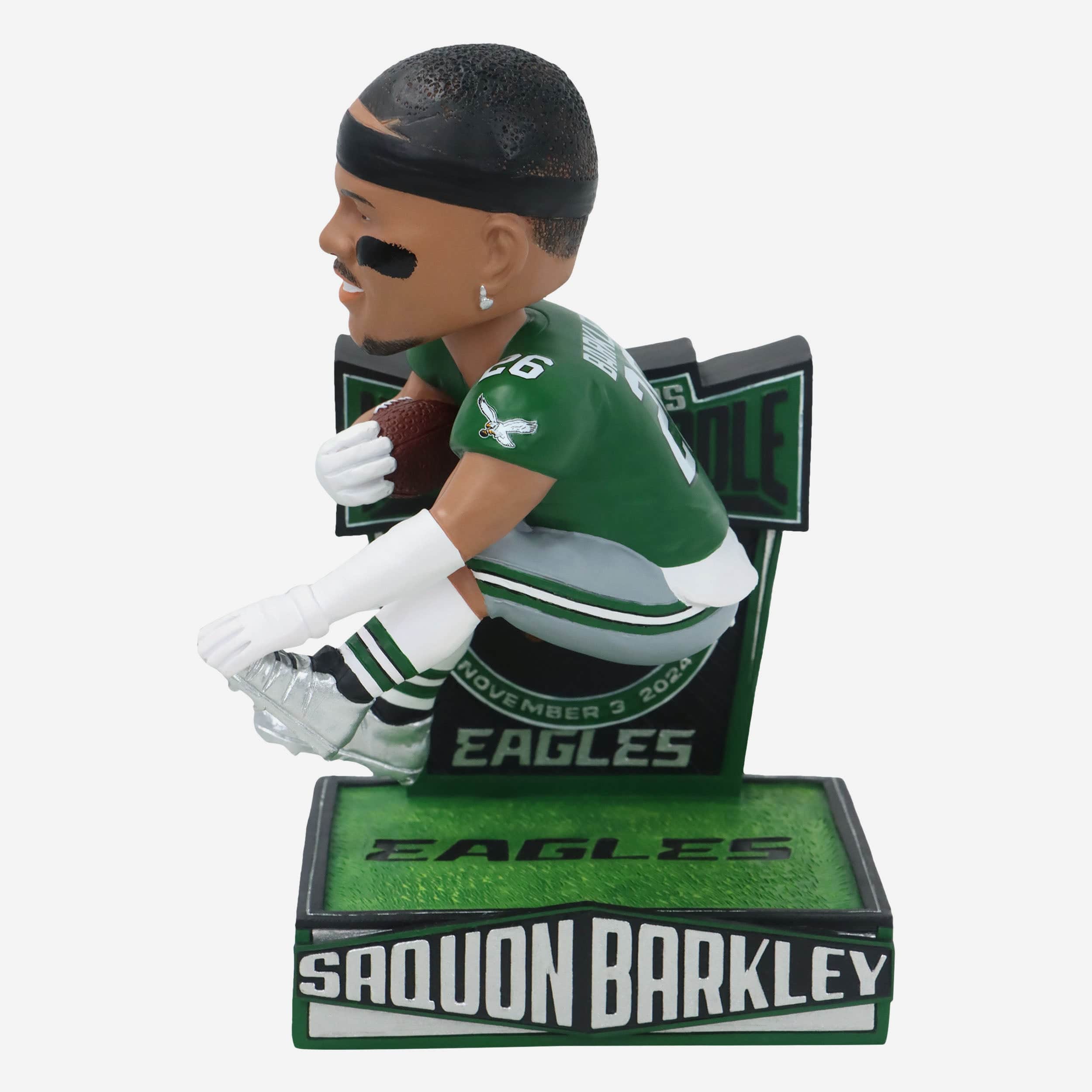 Saquon Barkley Philadelphia Eagles Reverse Hurdle Bobblehead