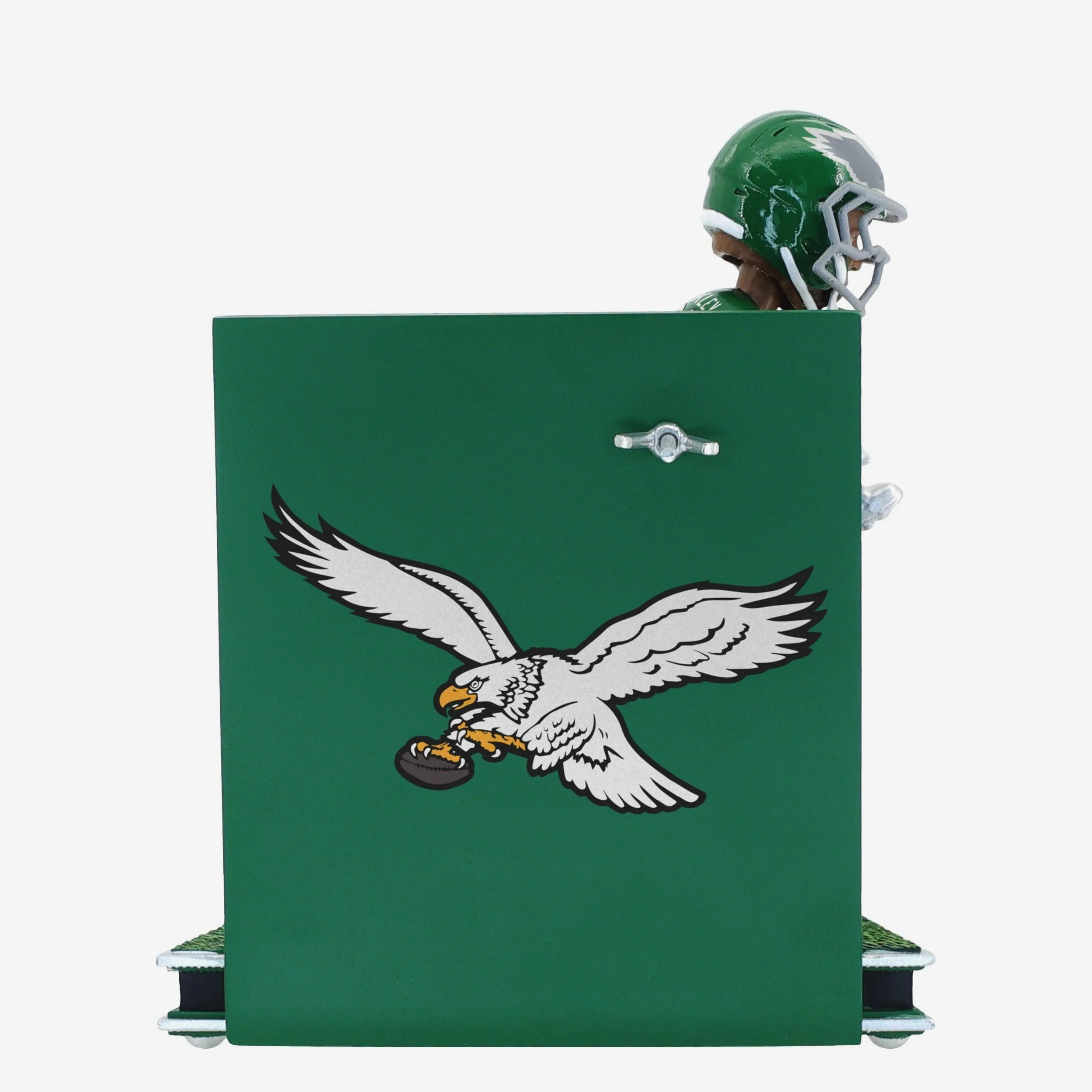 Saquon Barkley Philadelphia Eagles Reverse Hurdle Mini Bobblehead Scene - Image 5
