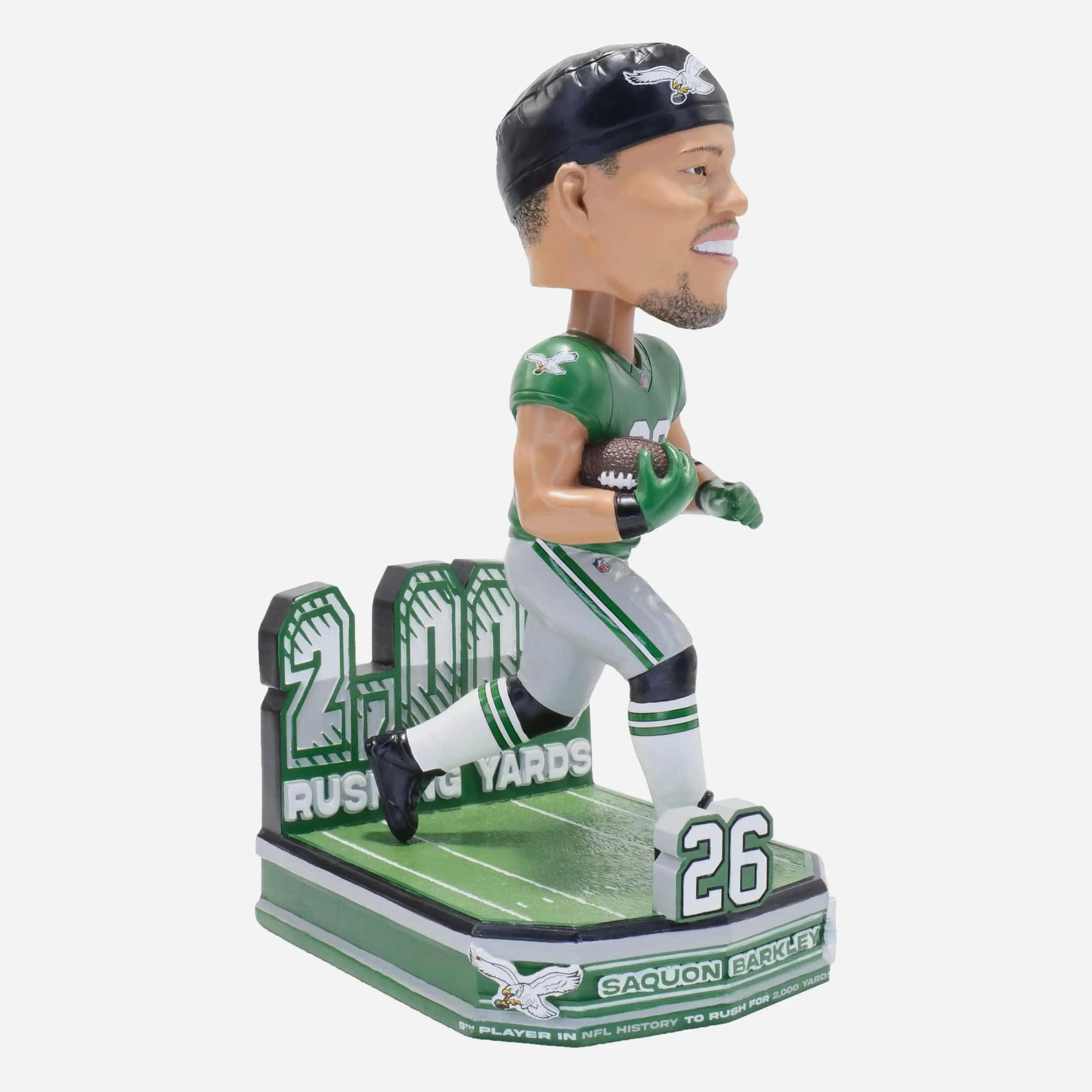 Saquon Barkley Philadelphia Eagles Single Season 2000 Rushing Yards Bobblehead - Image 4
