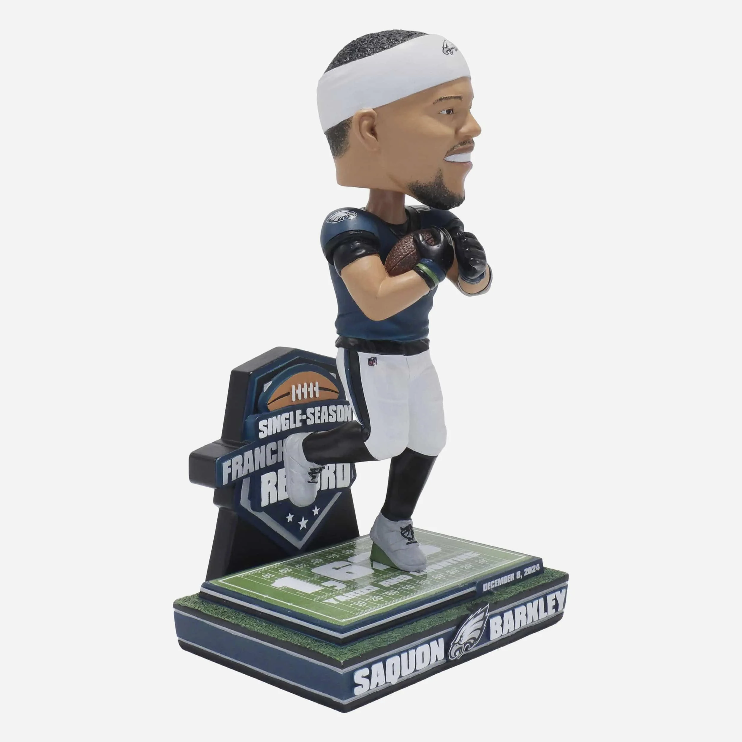 Saquon Barkley Philadelphia Eagles Single Season Franchise Rushing Record Bobblehead - Image 4