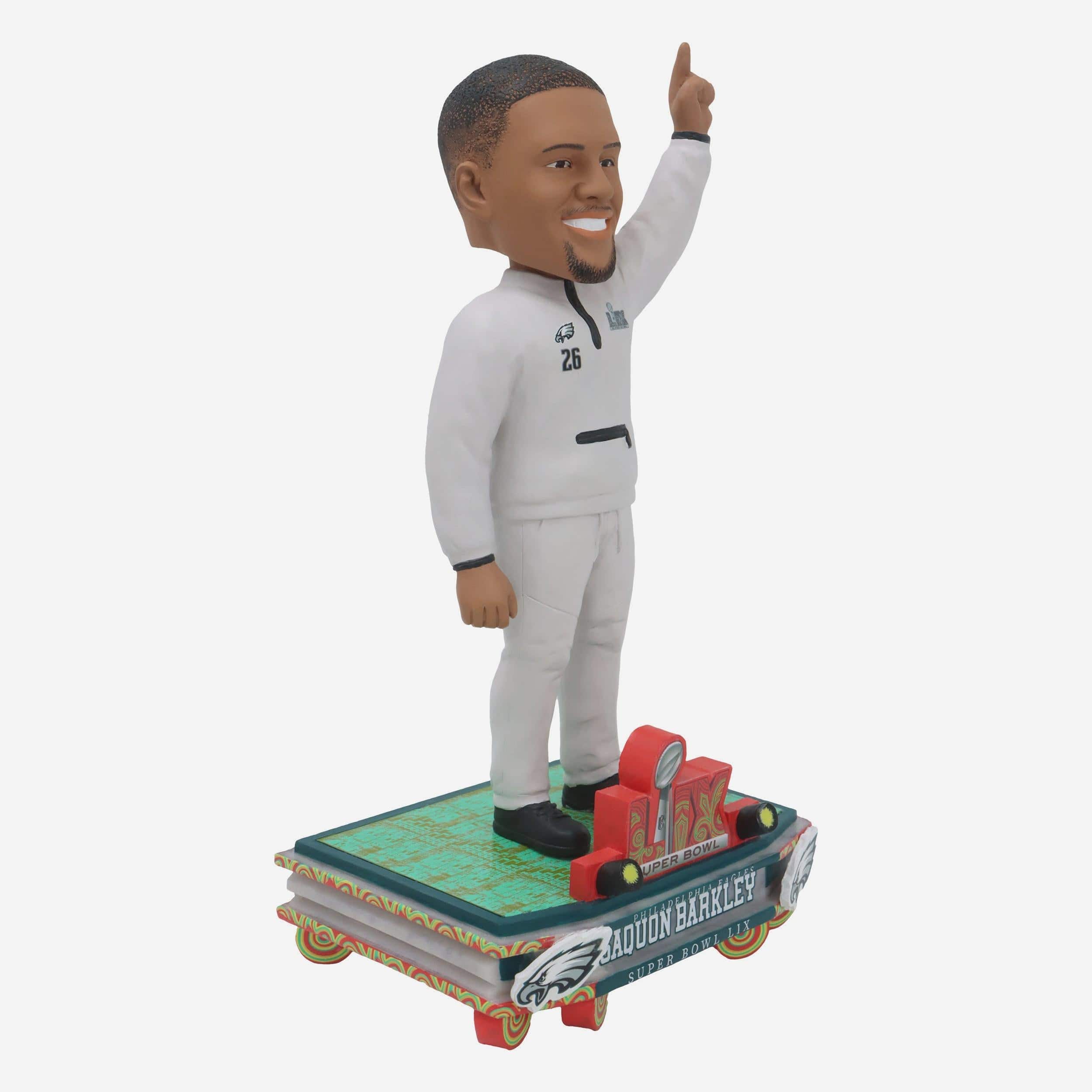 Saquon Barkley Philadelphia Eagles Super Bowl LIX Outfit Bobblehead - Image 4
