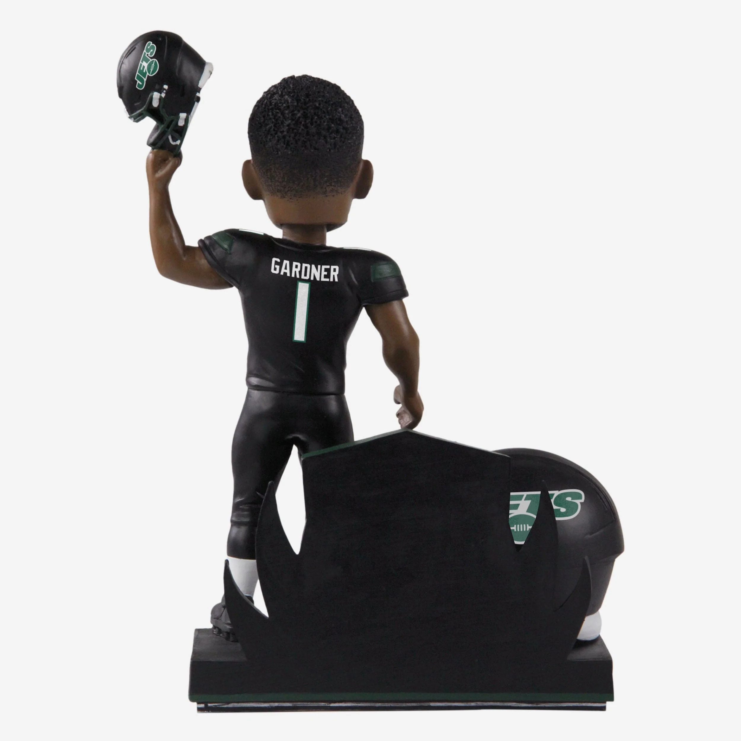 Sauce Gardner New York Jets 2022 Alternate Helmet Bobblehead - Image 5