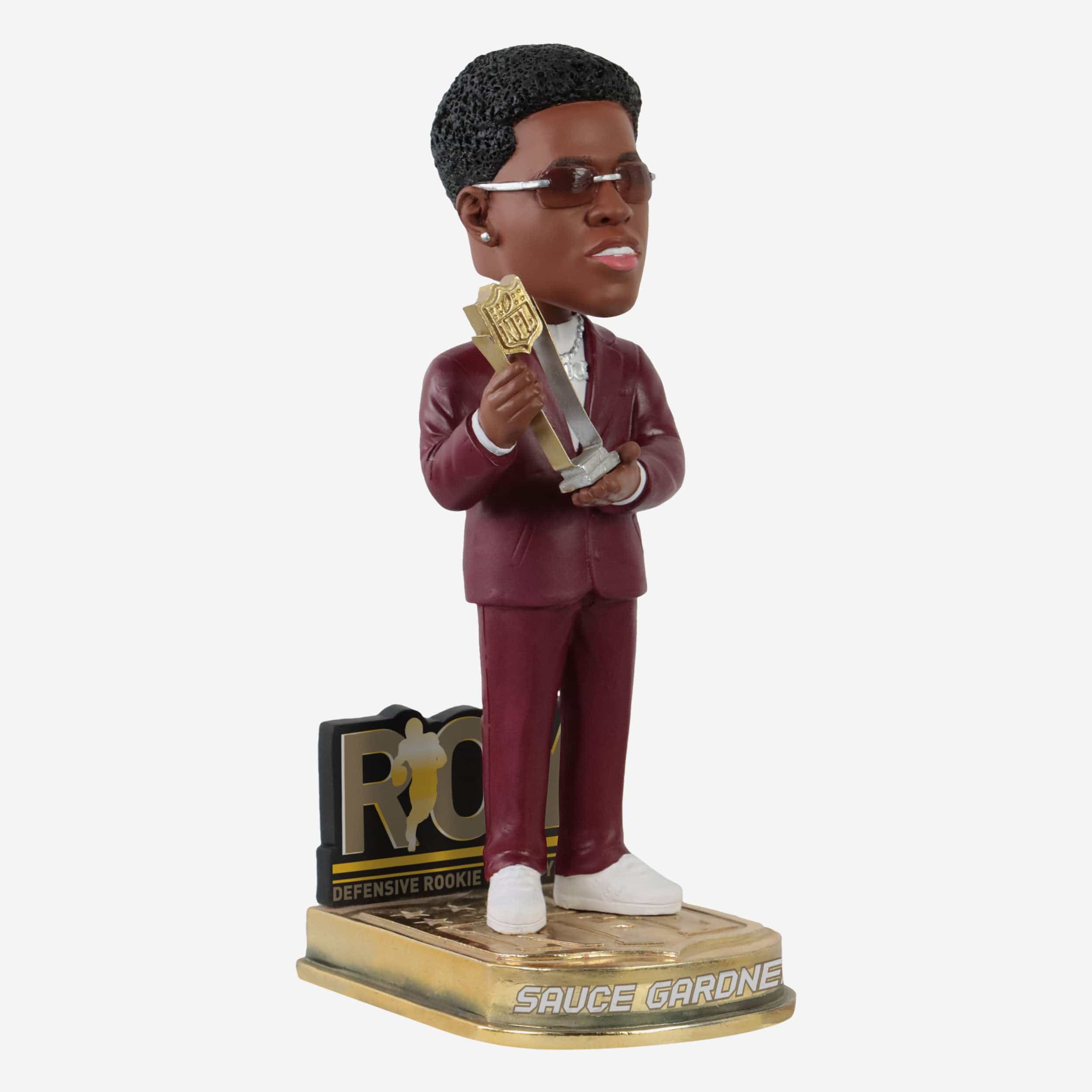 Sauce Gardner New York Jets 2022 NFL Defensive Rookie Of The Year Bobblehead - Image 4
