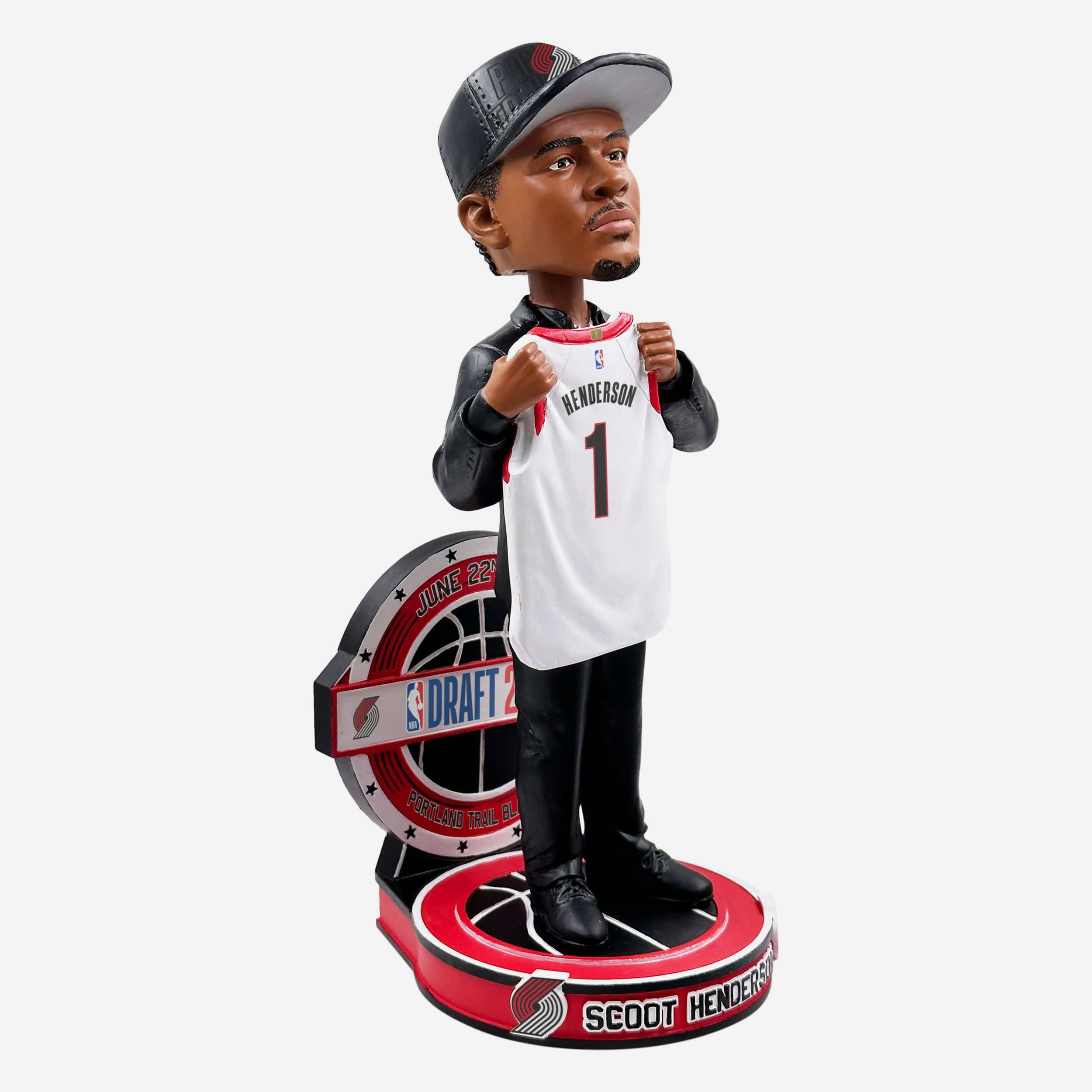 Scoot Henderson Portland Trail Blazers 2023 Draft Pick Bobblehead - Image 4
