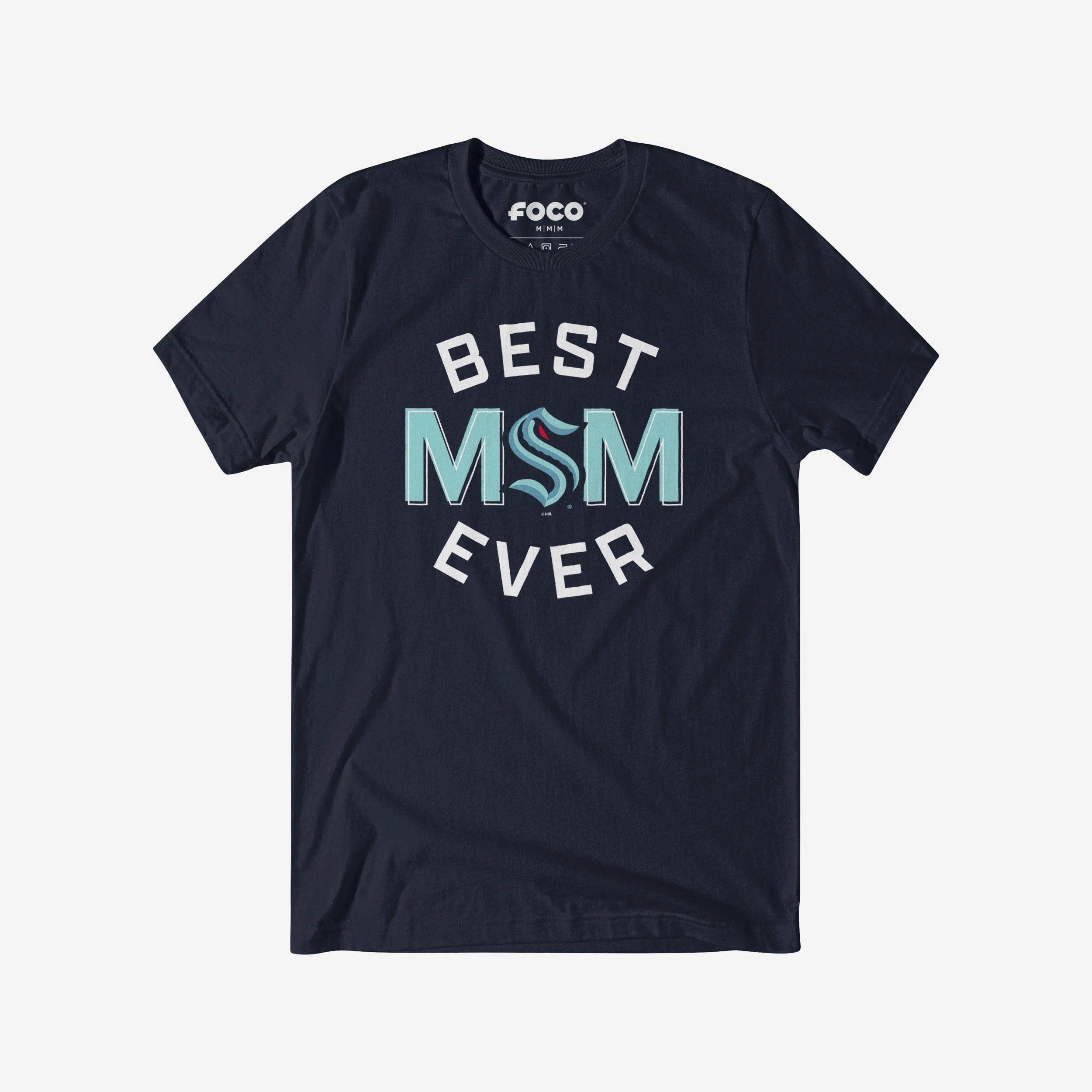 Seattle Kraken Best Mom Ever Arched T-Shirt