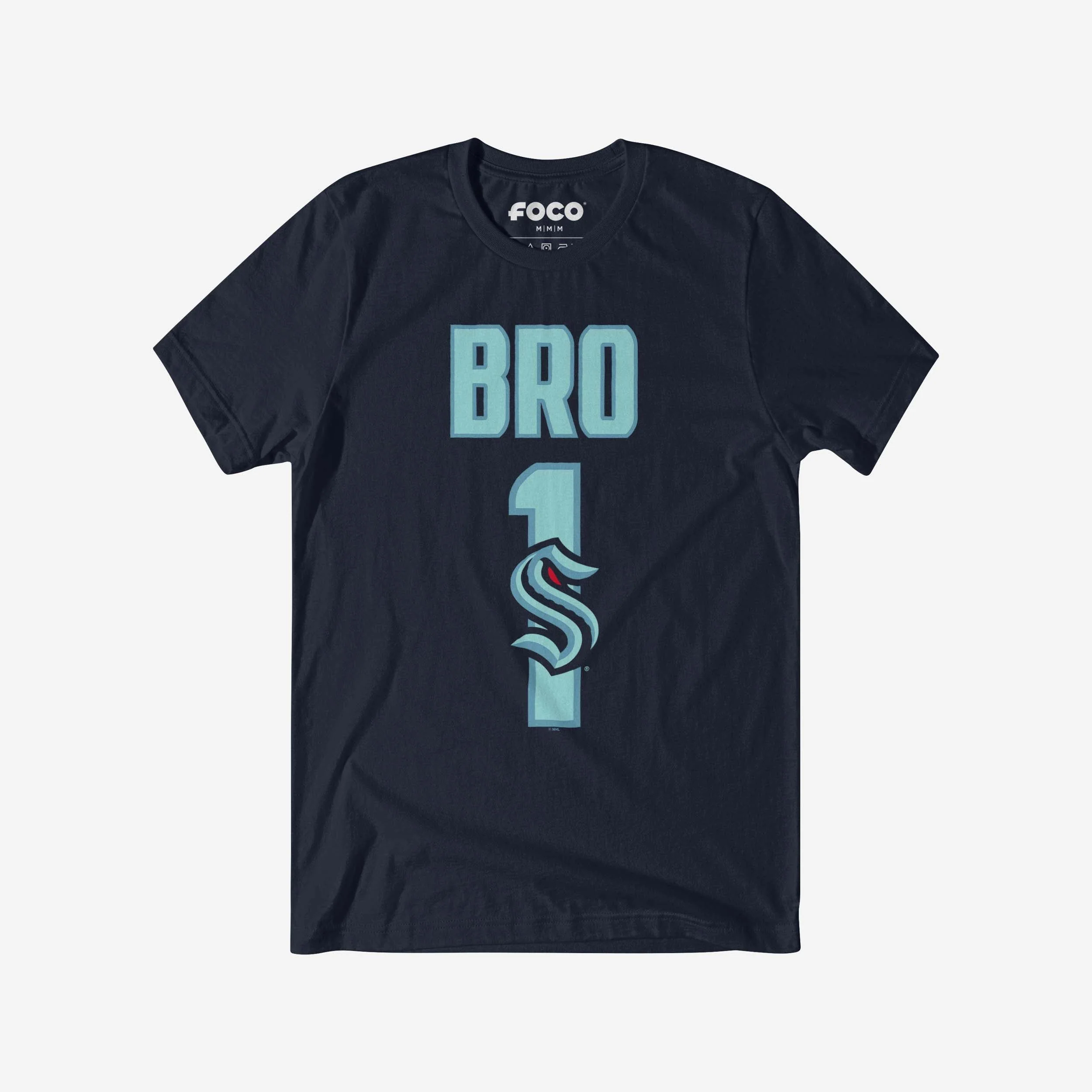 Seattle Kraken Number 1 Bro T-Shirt