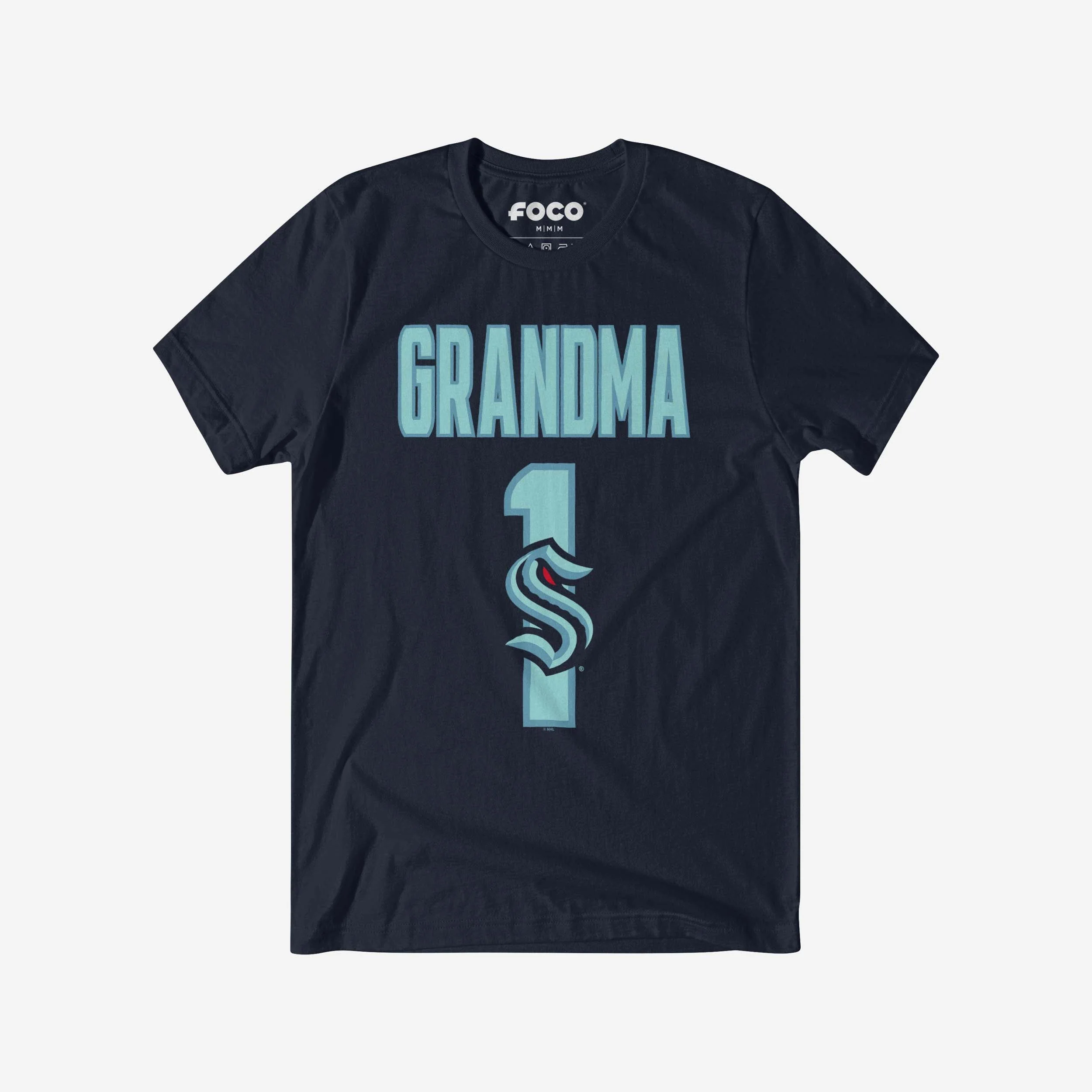 Seattle Kraken Number 1 Grandma T-Shirt