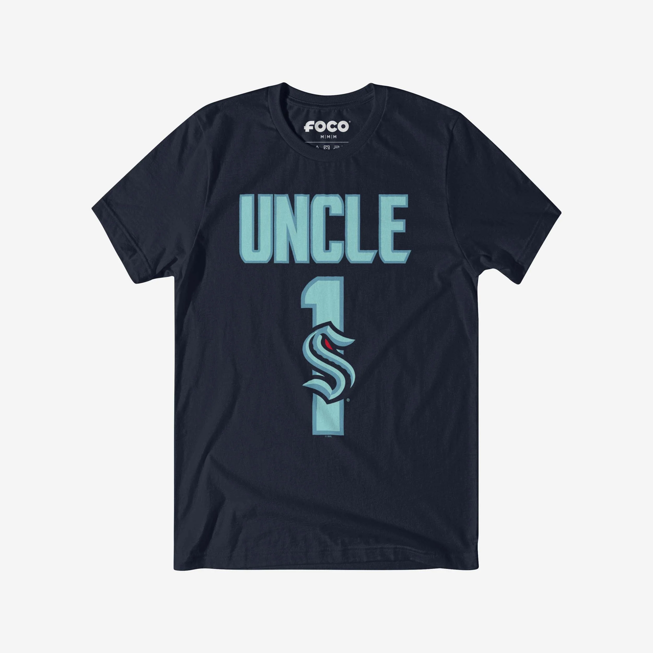 Seattle Kraken Number 1 Uncle T-Shirt