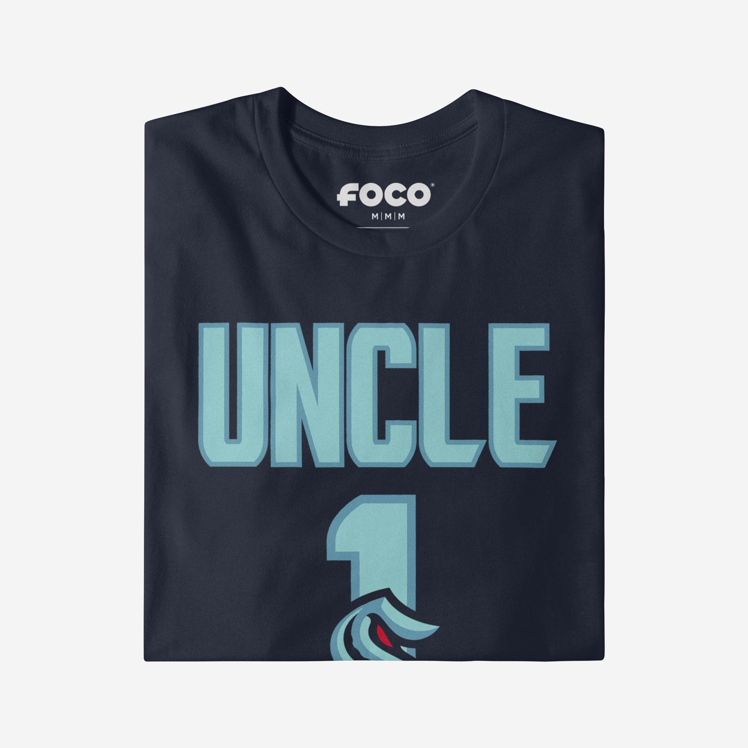 Seattle Kraken Number 1 Uncle T-Shirt - Image 3