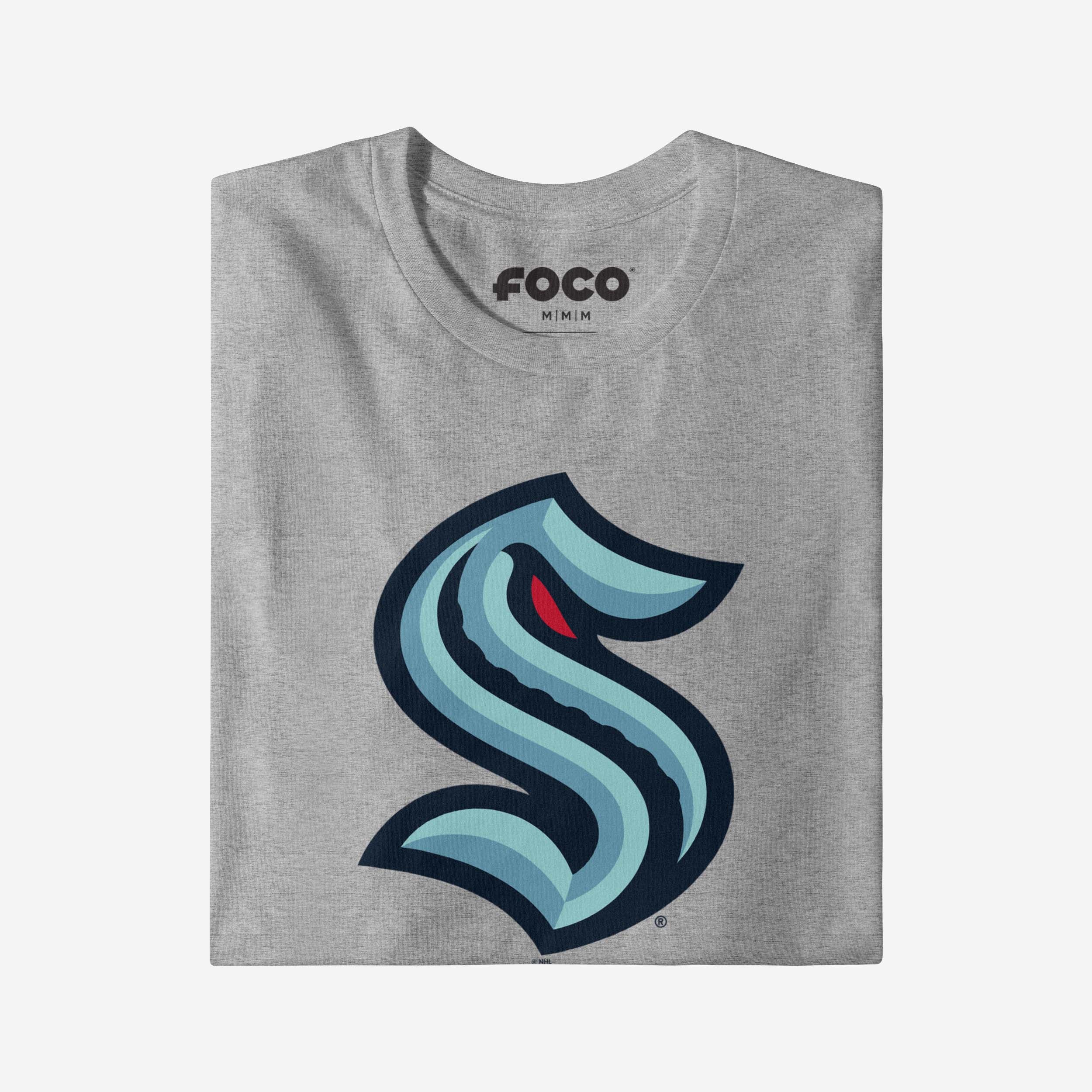 Seattle Kraken Primary Logo Long Sleeve T-Shirt - Image 6