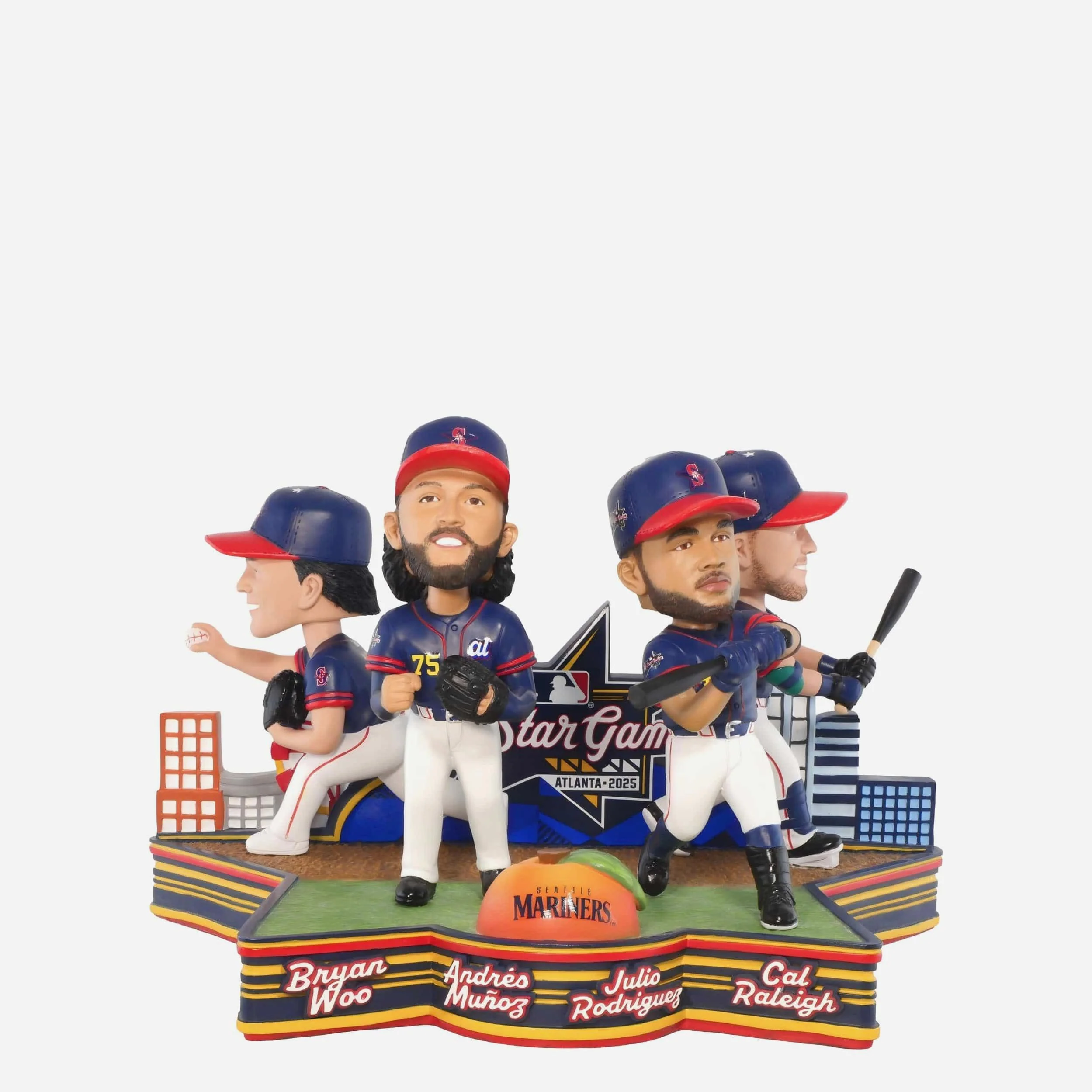 Seattle Mariners 2025 MLB All-Star Mini Bobblehead Scene