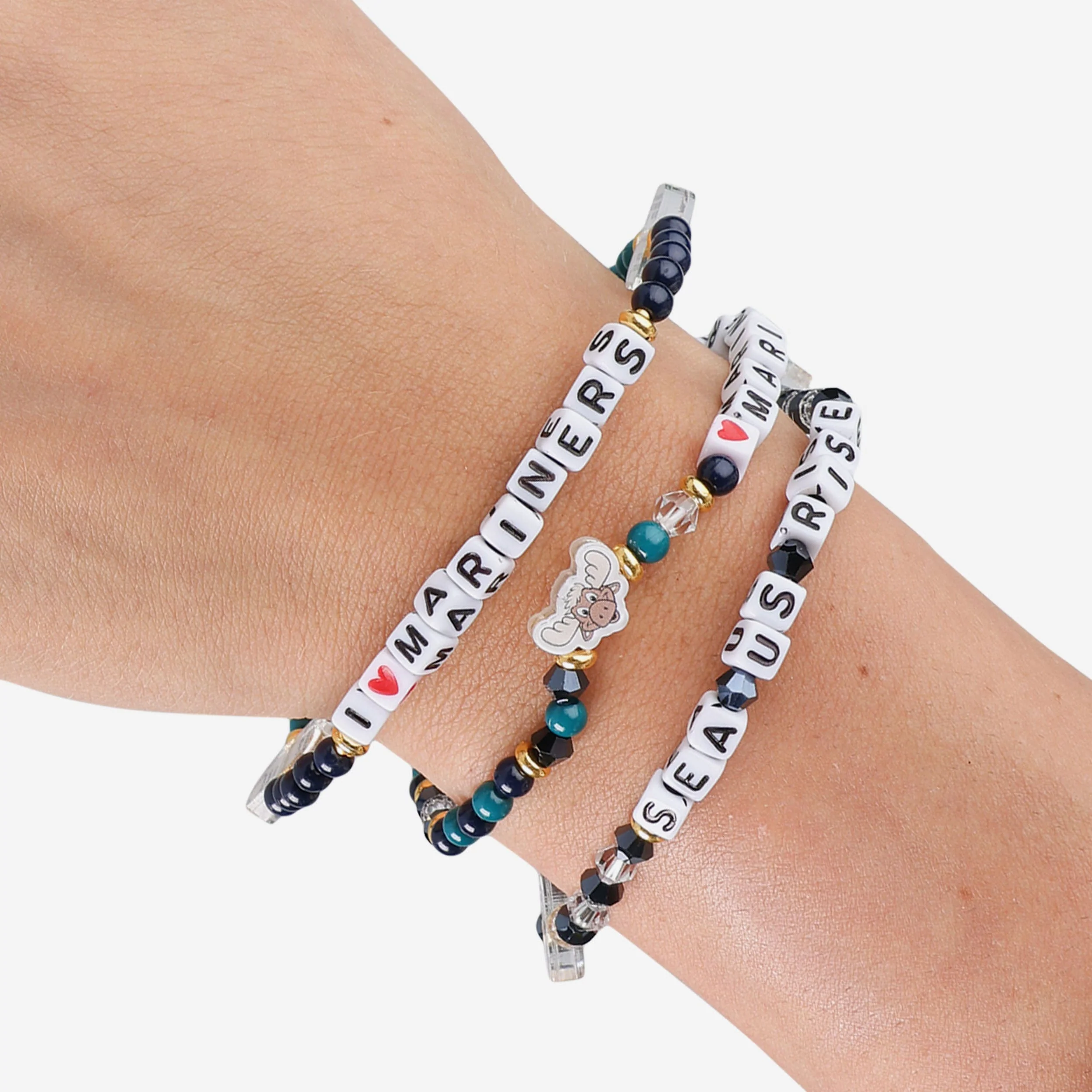 Seattle Mariners 3 Pack Friendship Bracelet - Image 4