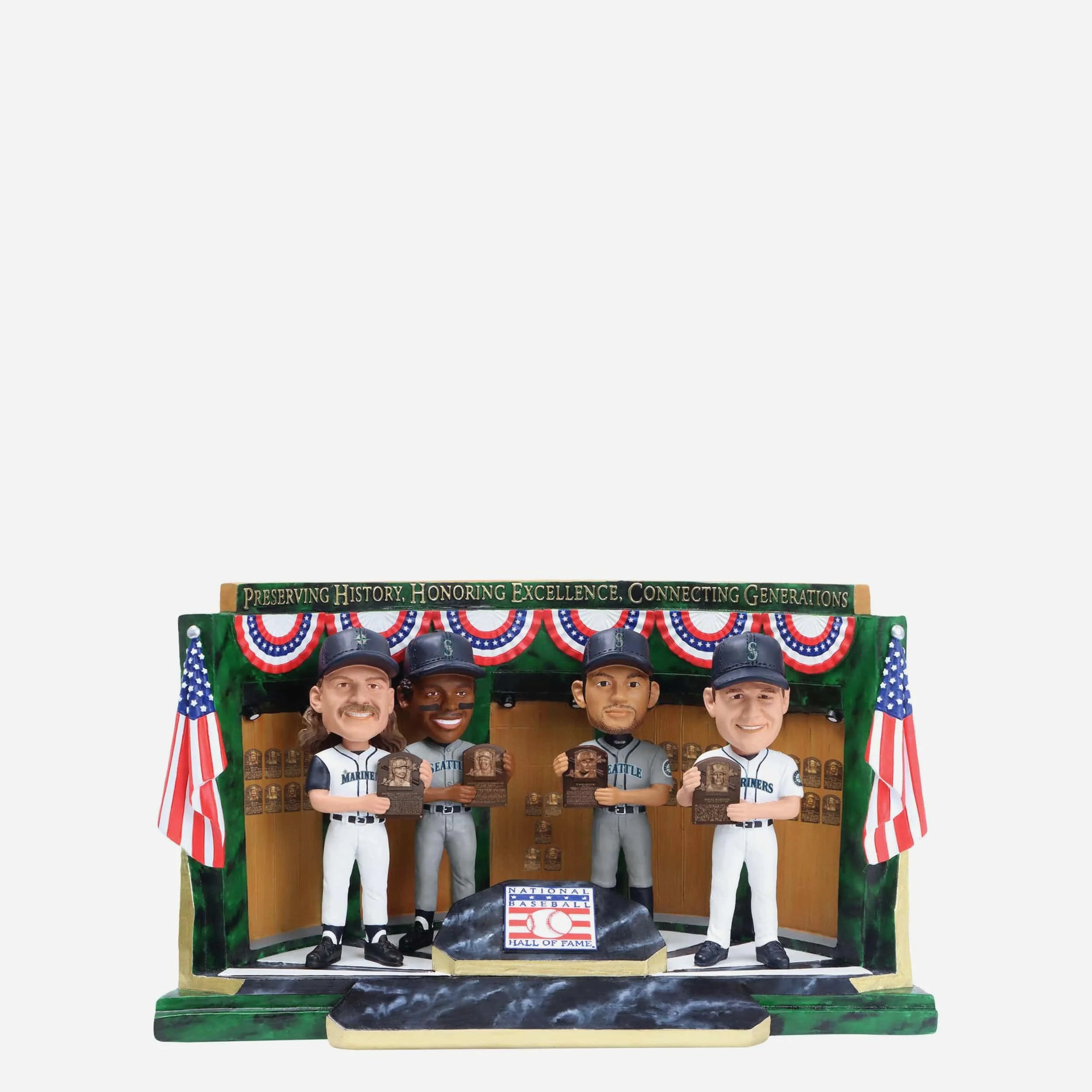 Seattle Mariners Hall of Fame Mini Bobblehead Scene