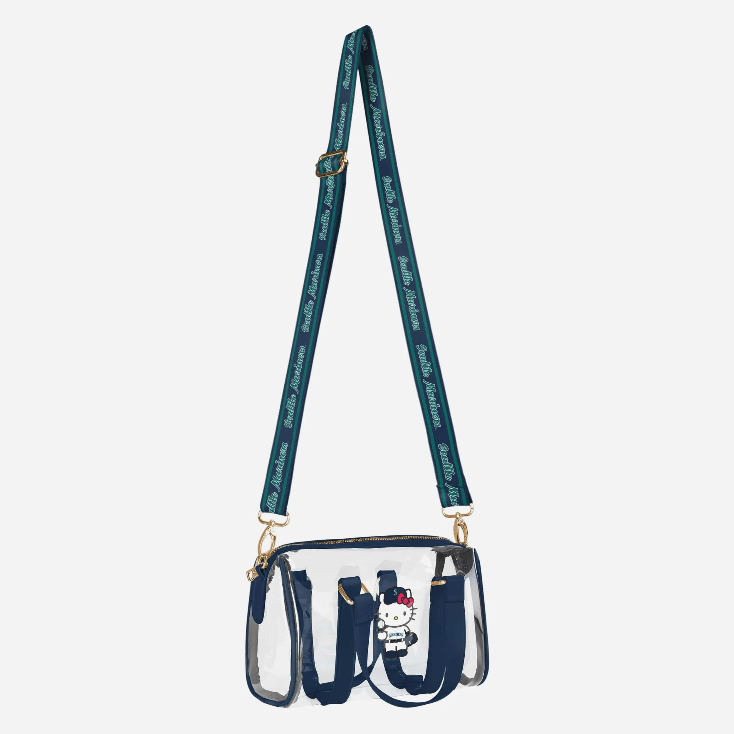Seattle Mariners Hello Kitty® Clear Barrel Bag - Image 2