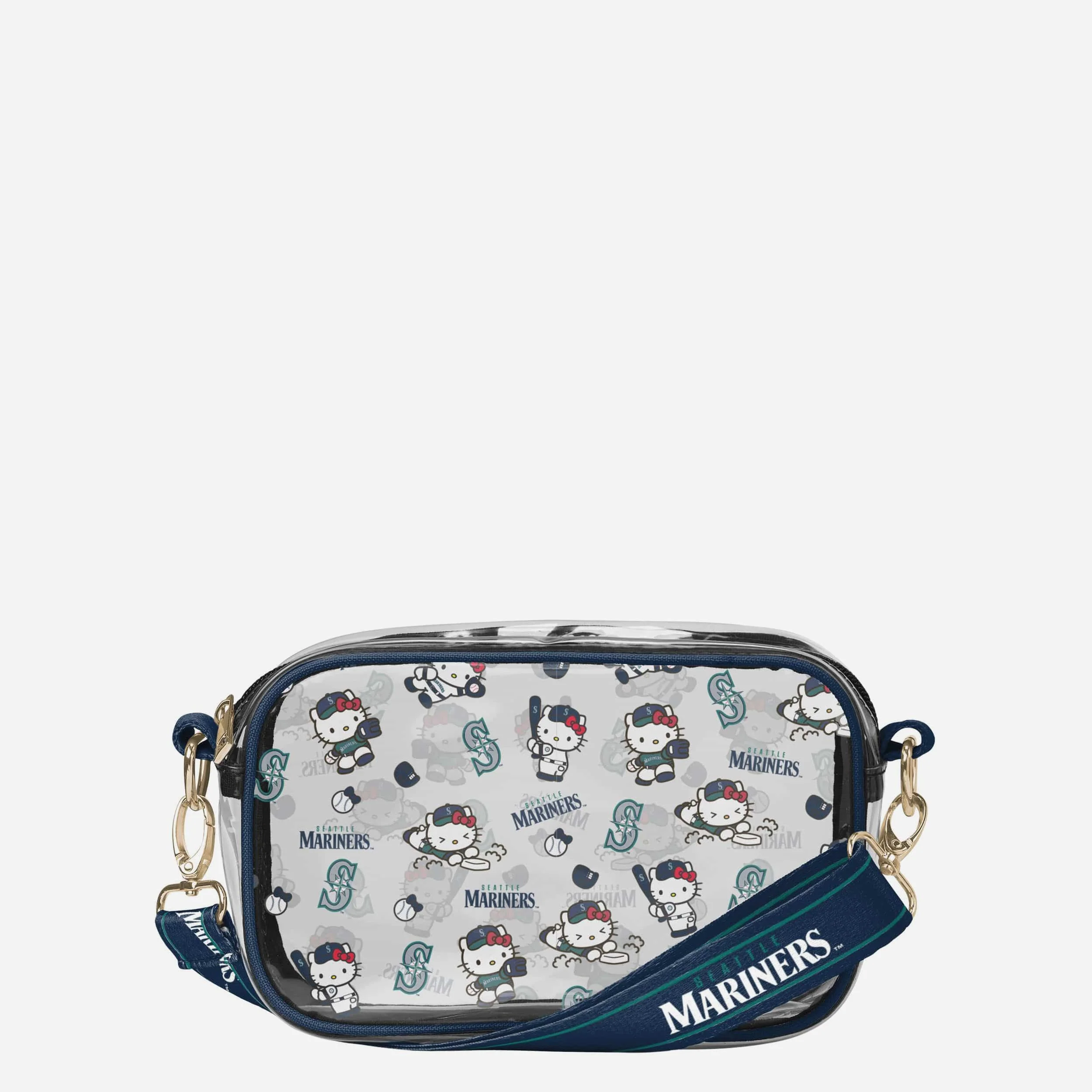Seattle Mariners Hello Kitty® Clear Crossbody Bag