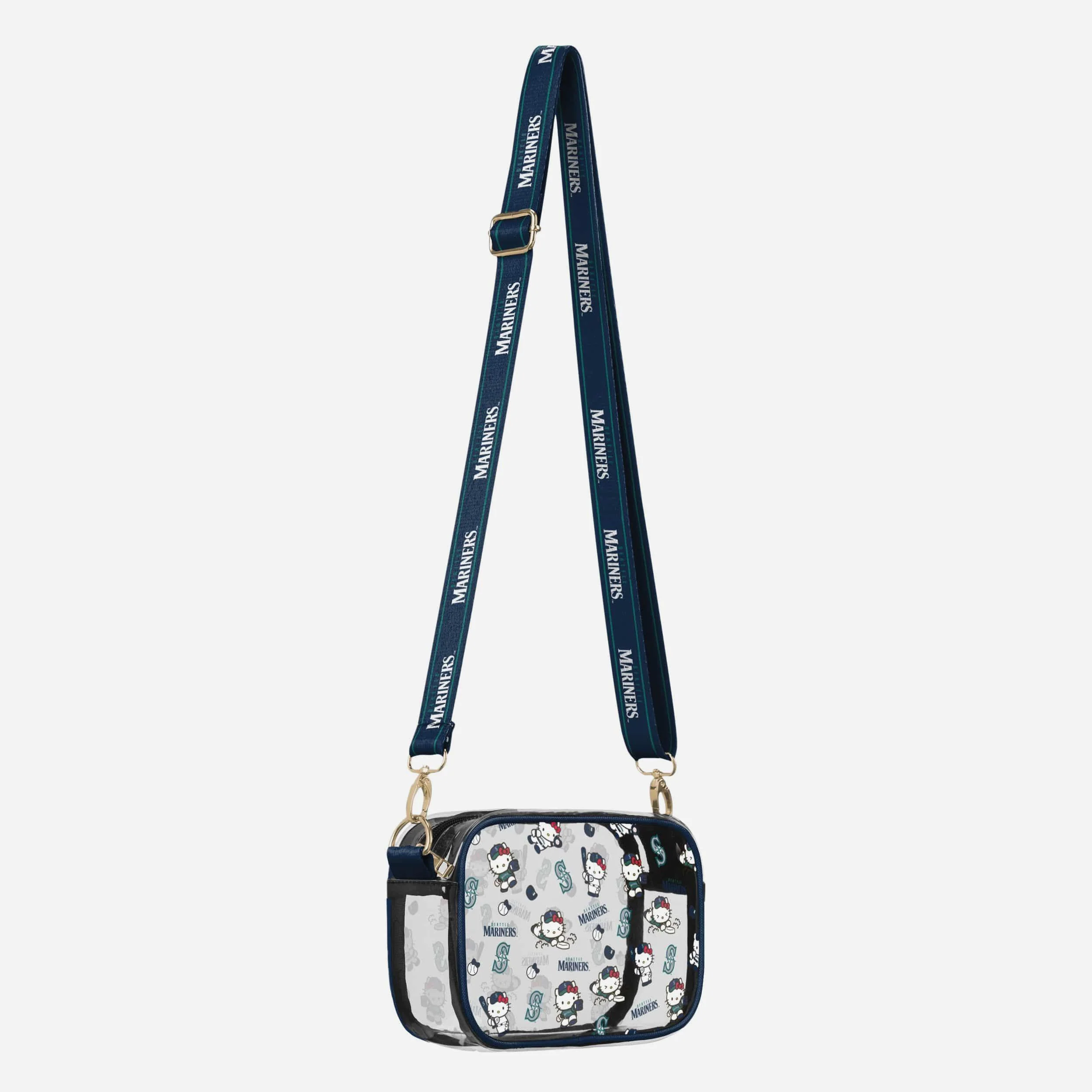 Seattle Mariners Hello Kitty® Clear Crossbody Bag - Image 2