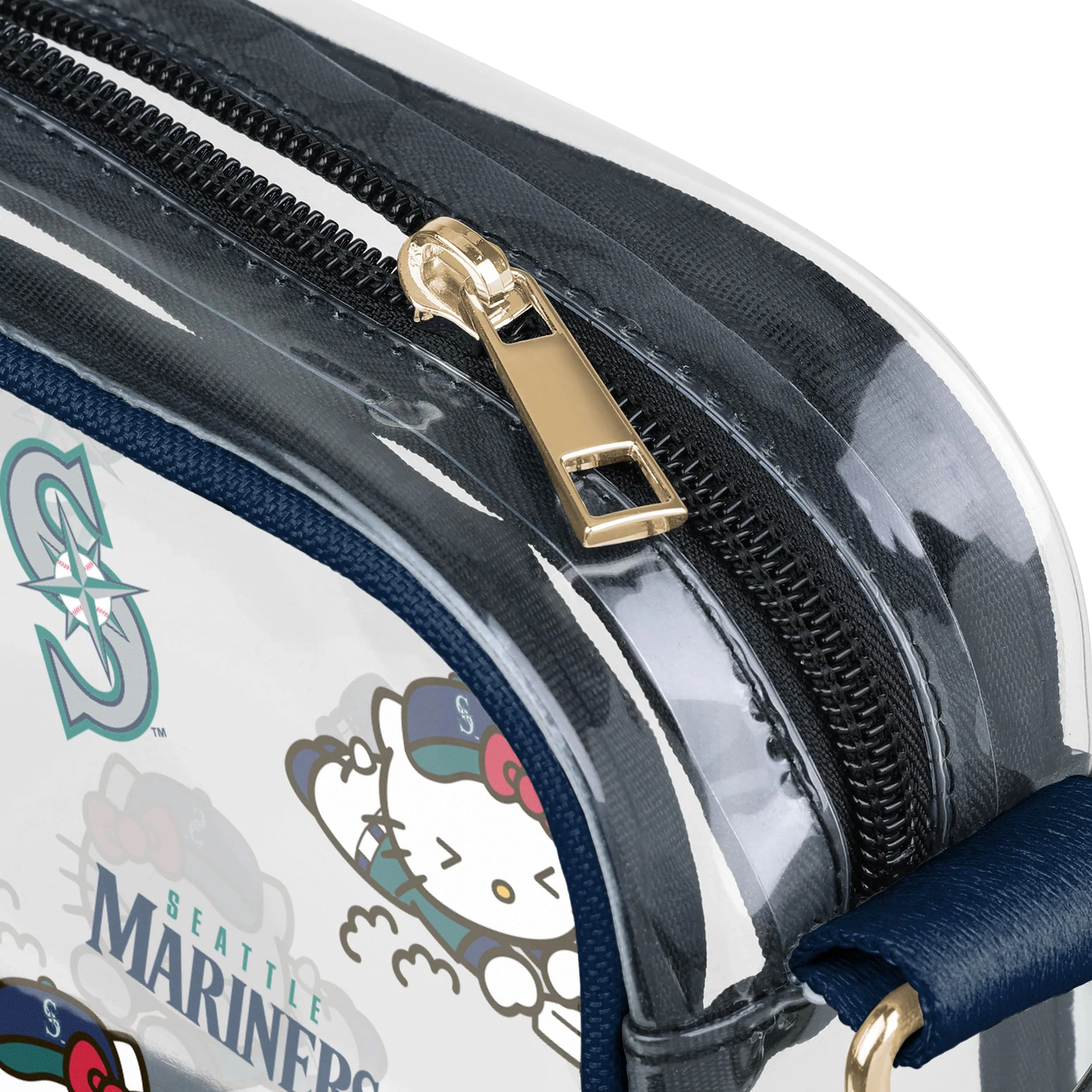 Seattle Mariners Hello Kitty® Clear Crossbody Bag - Image 4