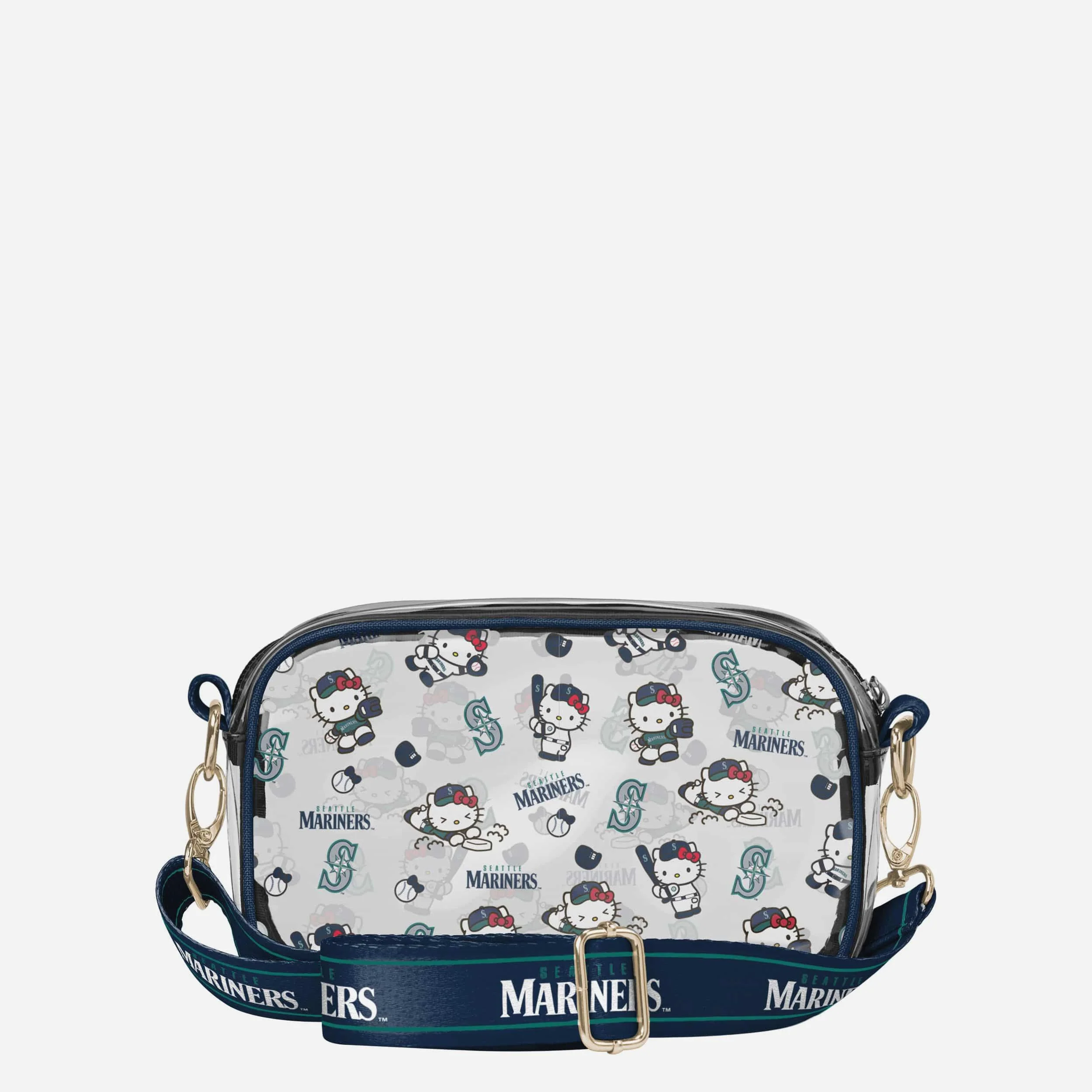 Seattle Mariners Hello Kitty® Clear Crossbody Bag - Image 5