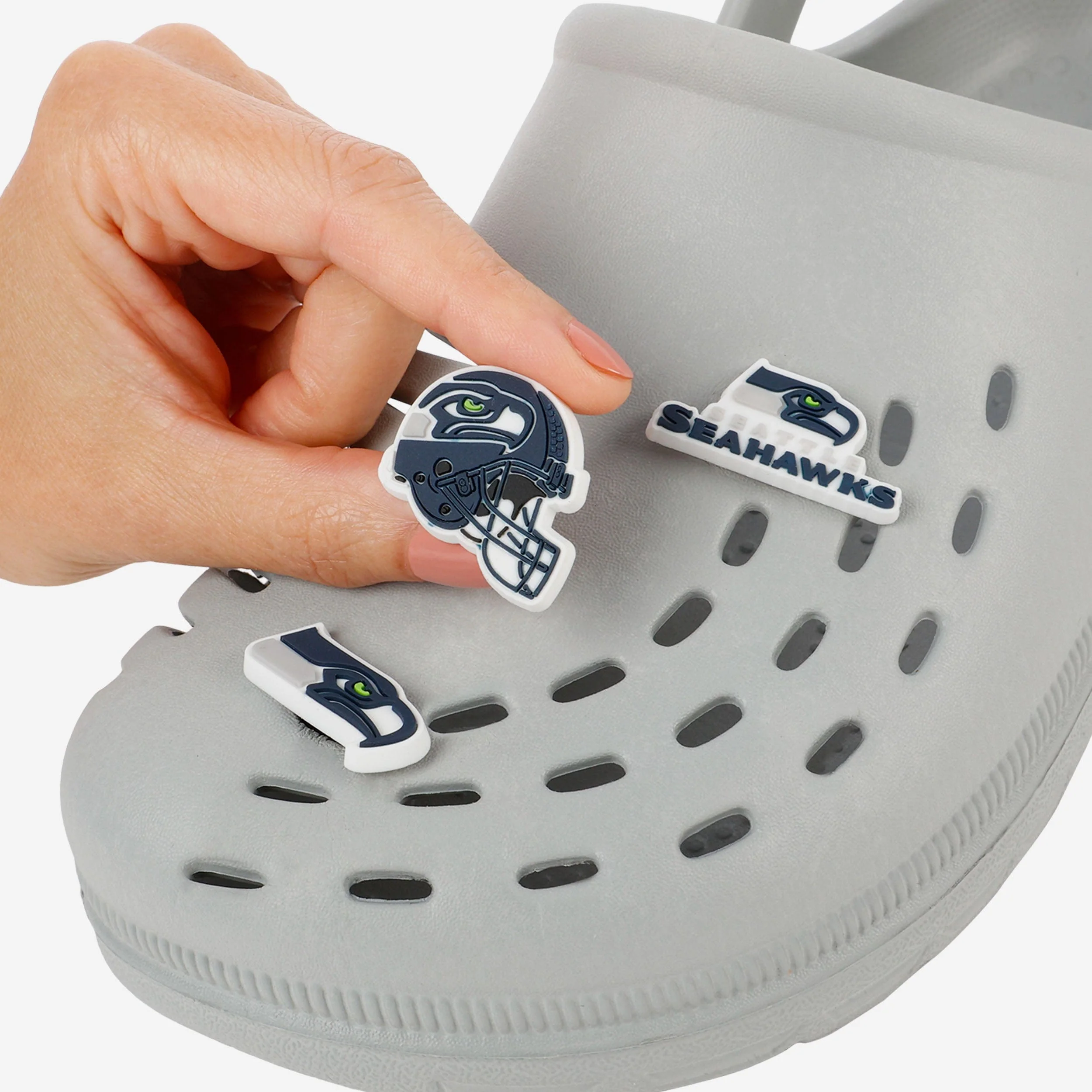 Seattle Seahawks 10 Pack Team Clog Charms - Image 3