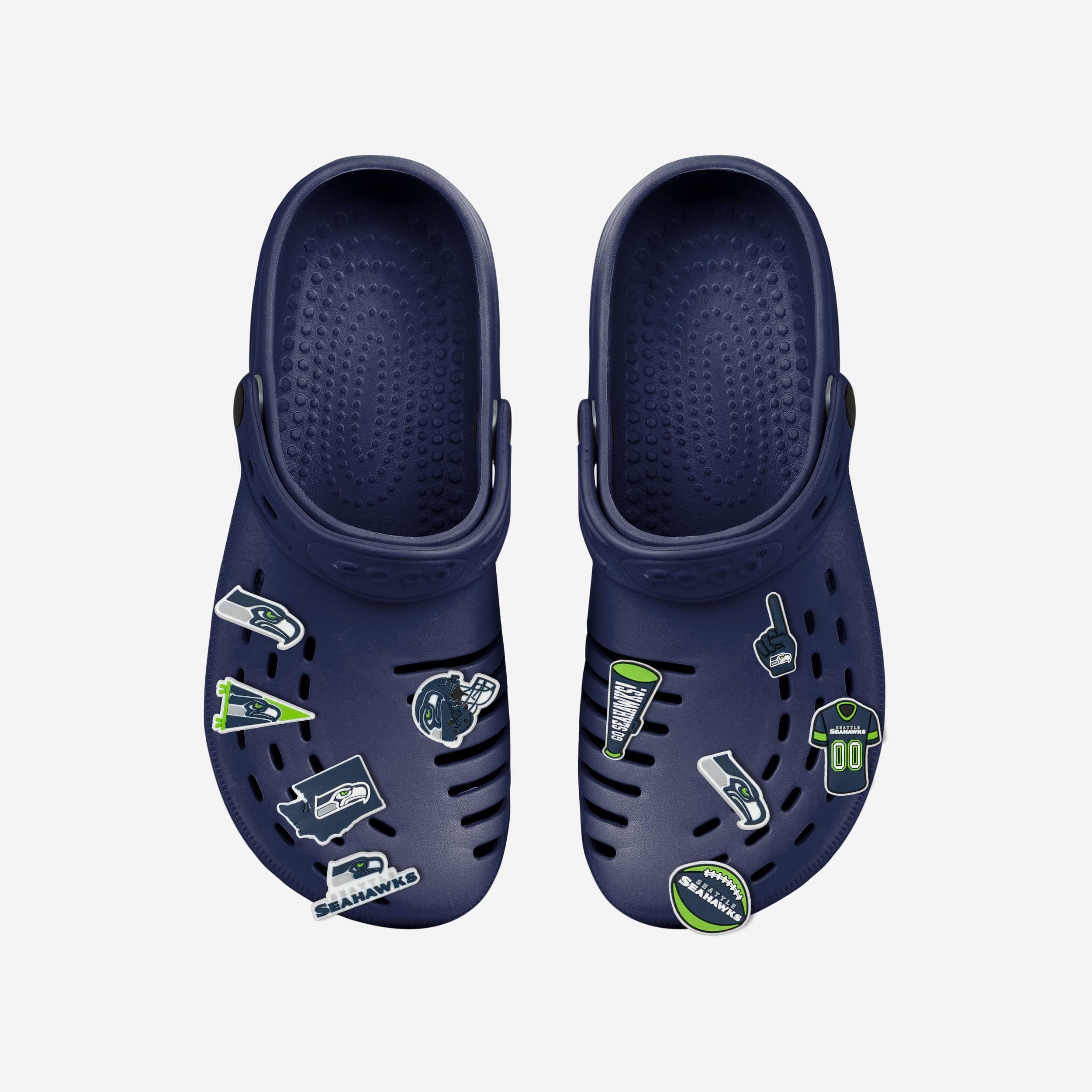 Seattle Seahawks 10 Pack Team Clog Charms - Image 4