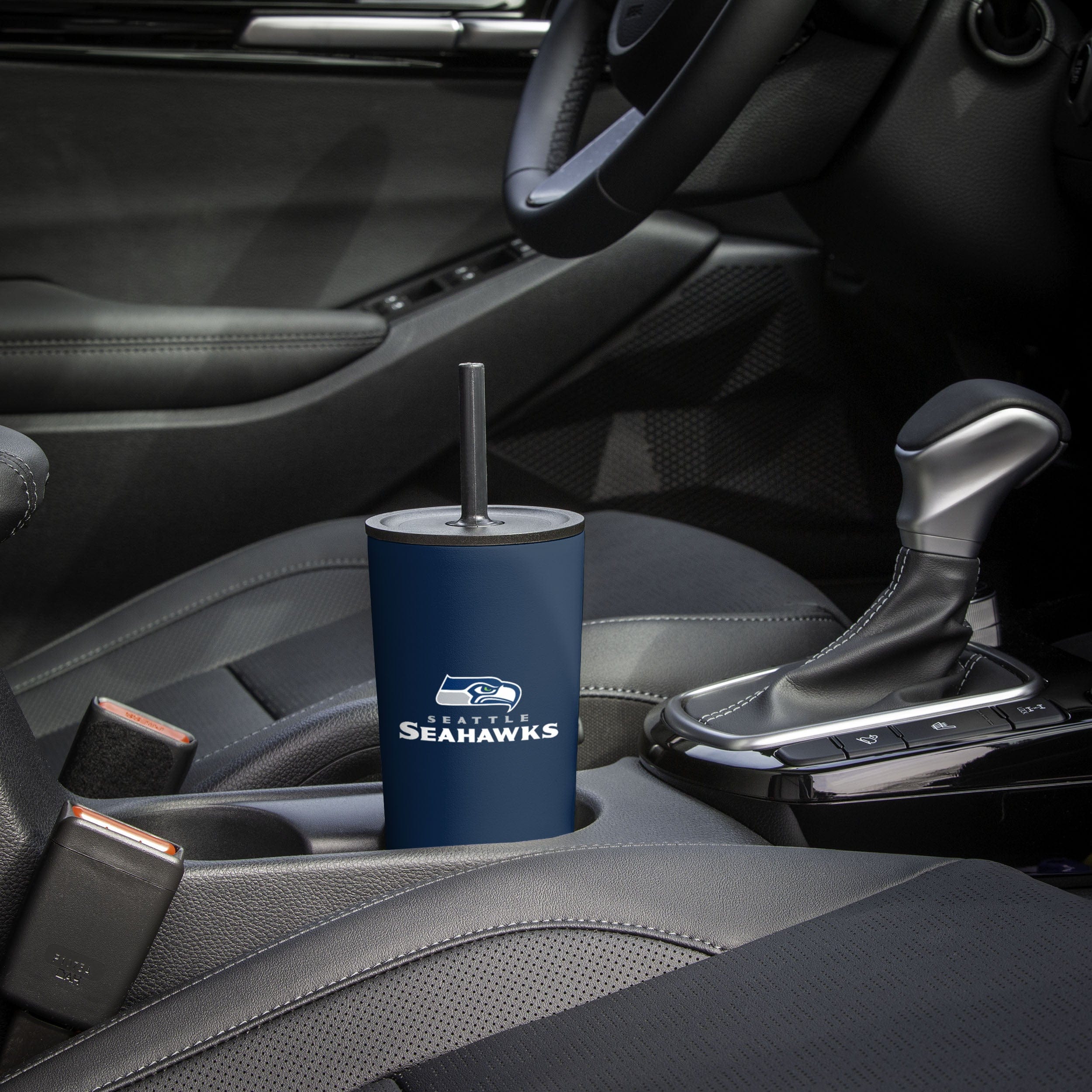 Seattle Seahawks 22 oz Travel Tumbler - Image 4