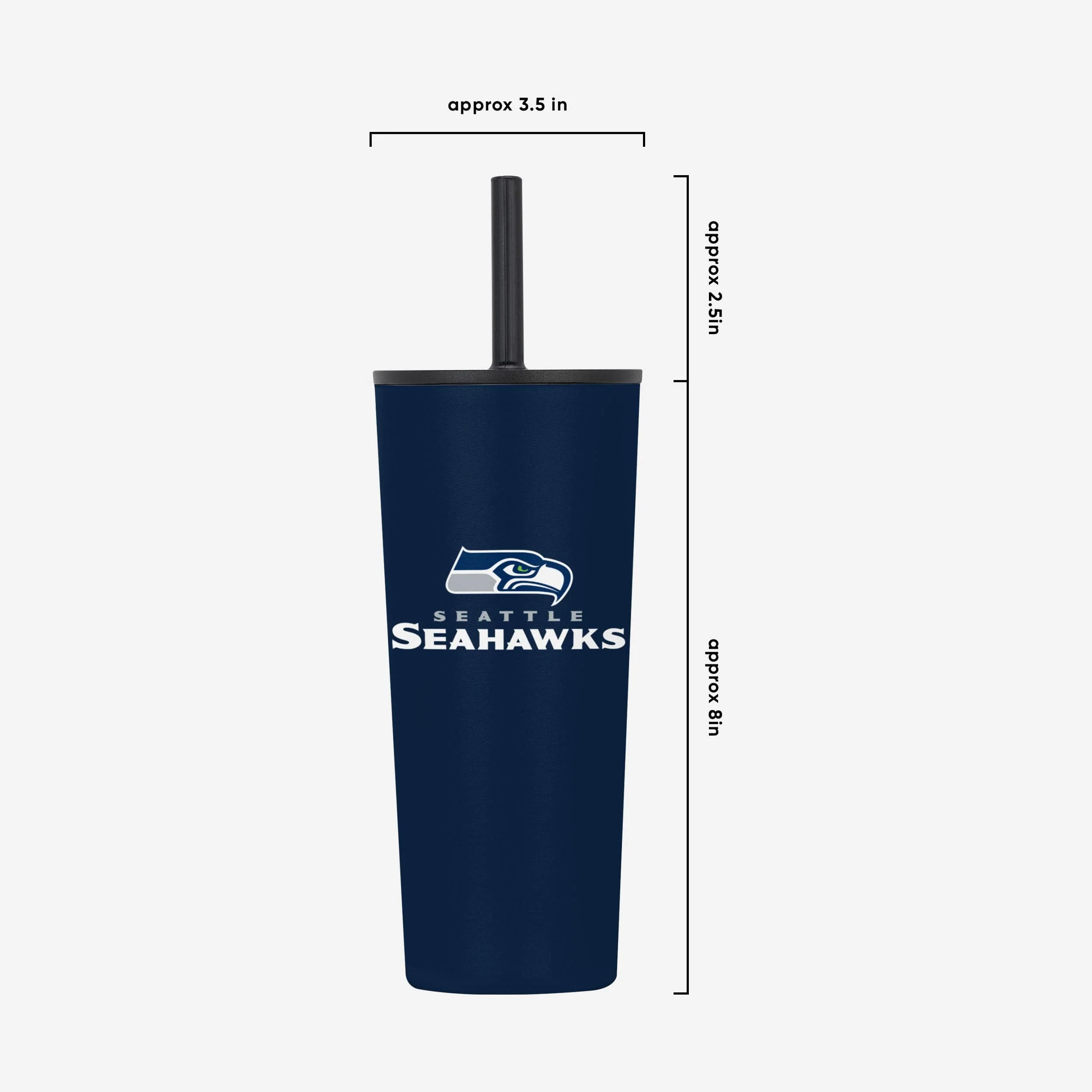 Seattle Seahawks 22 oz Travel Tumbler - Image 5