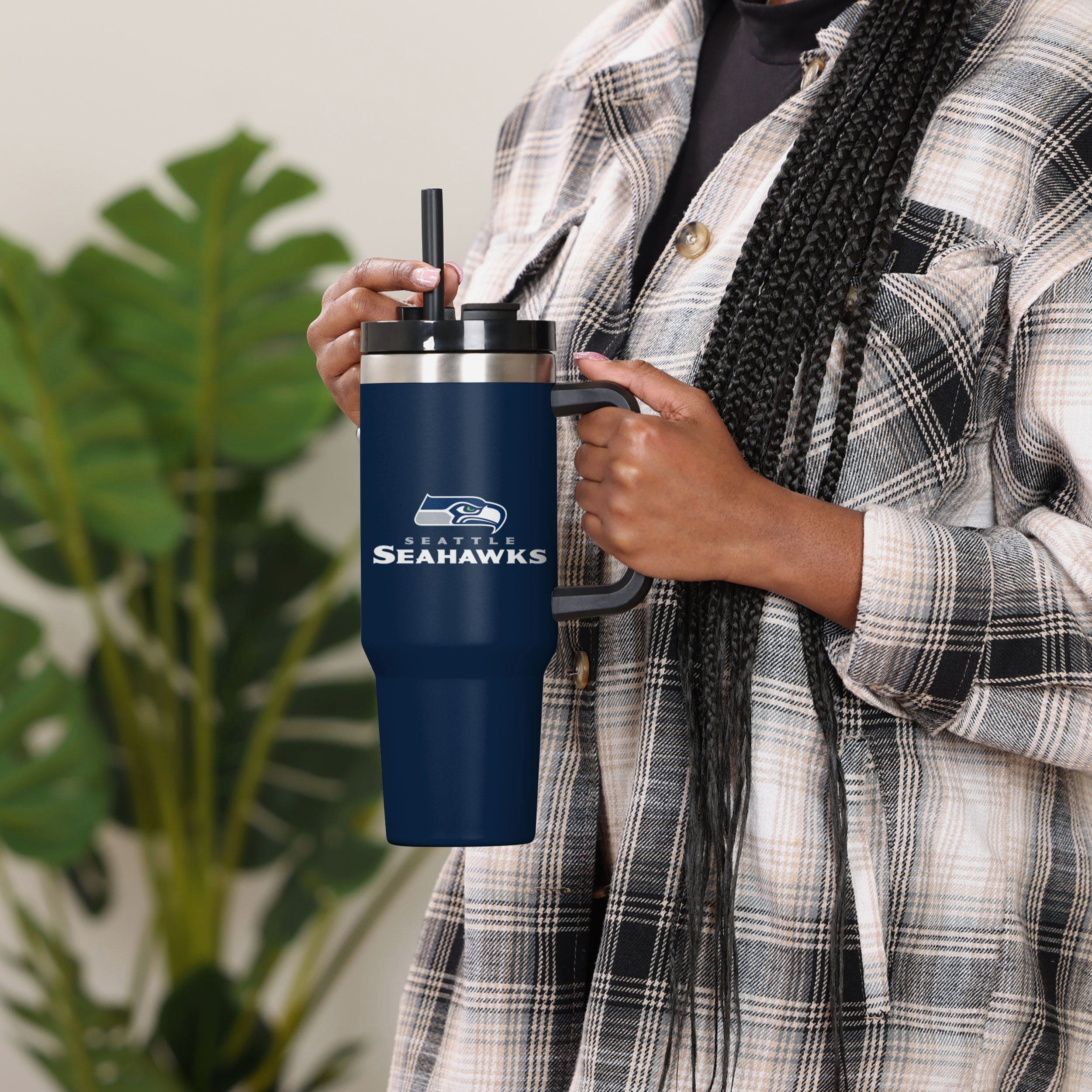 Seattle Seahawks 40 oz XL Tumbler - Image 4