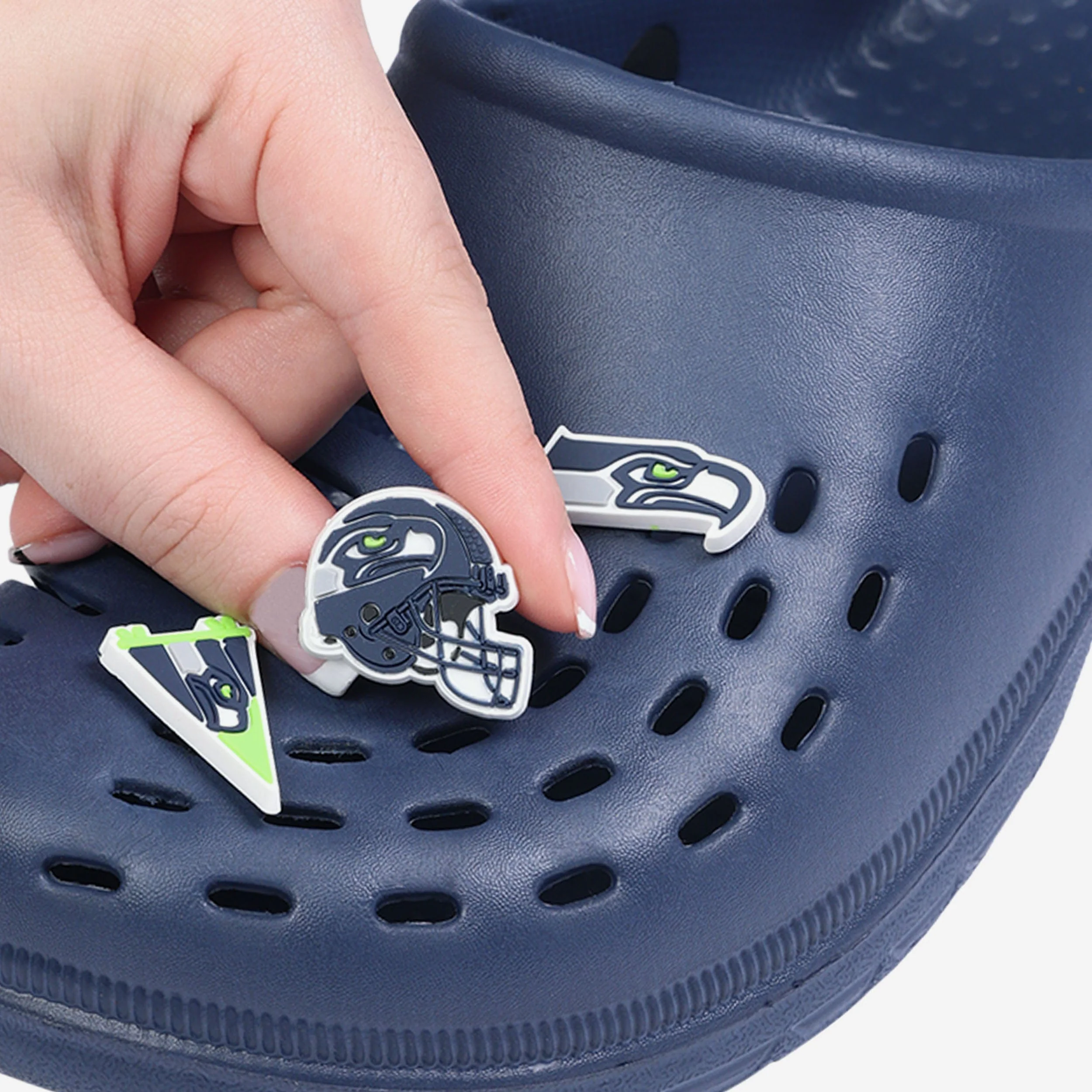 Seattle Seahawks 6 Pack Team Clog Charms - Image 3