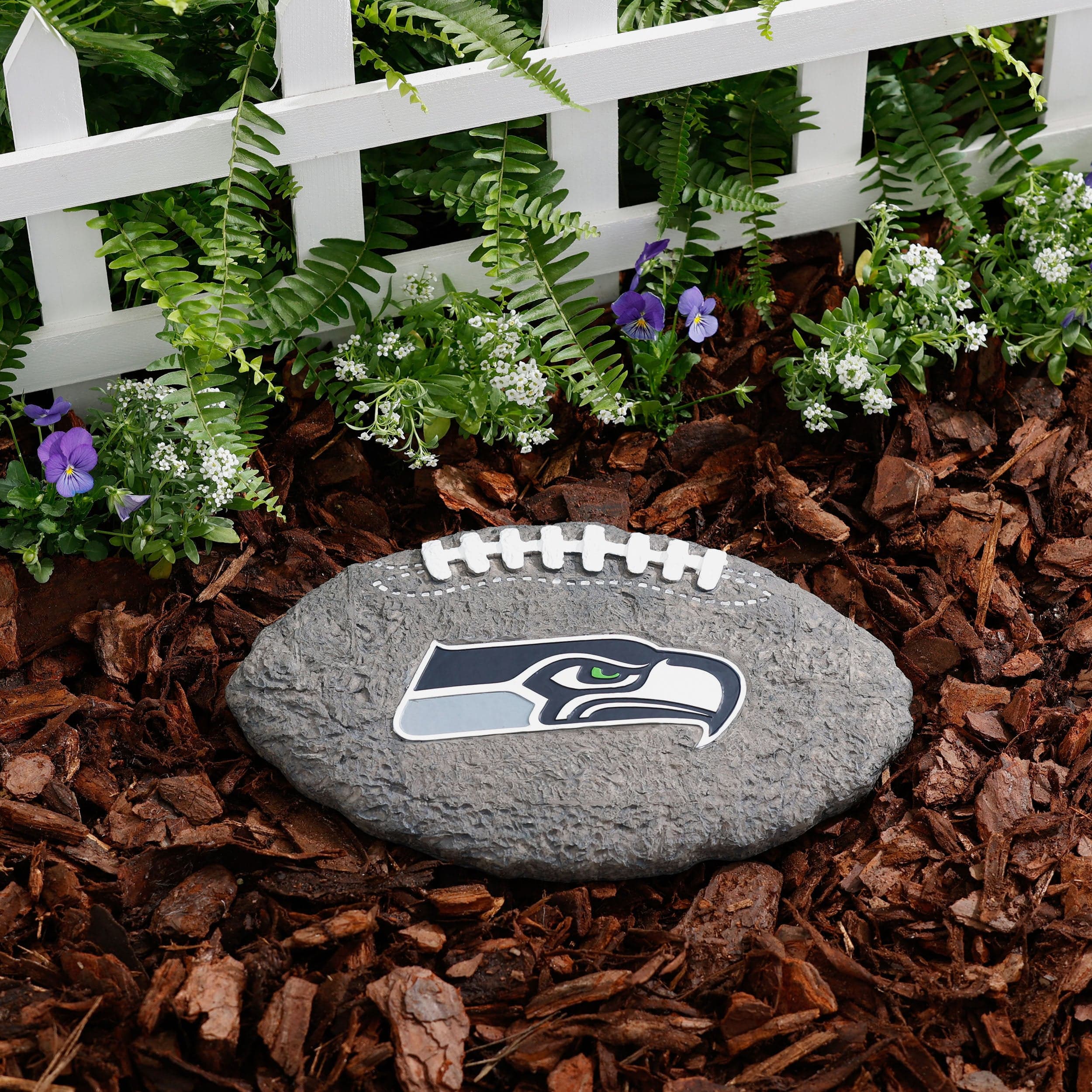 Seattle Seahawks Ball Garden Stone - Image 2