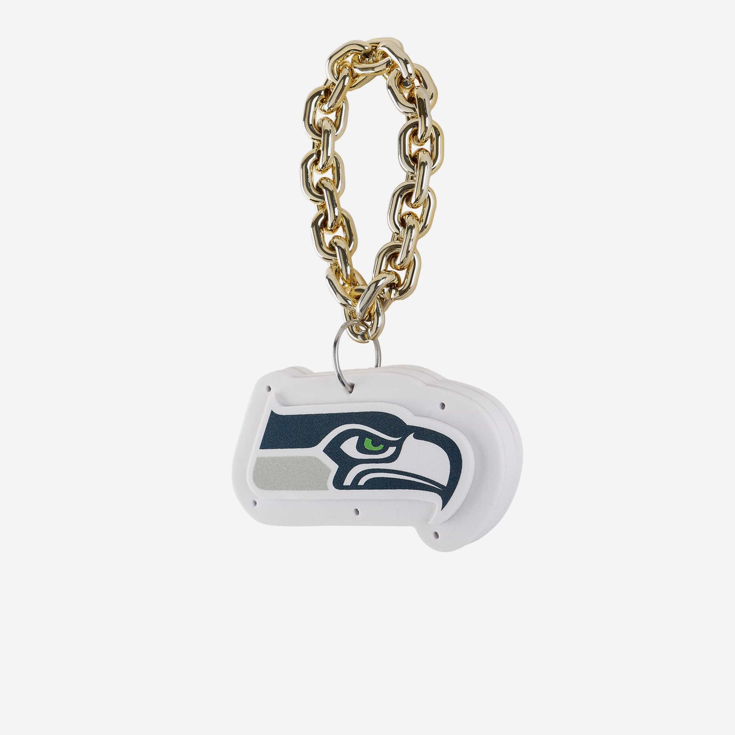 Seattle Seahawks Big Logo Light Up Chain Ornament - Image 2