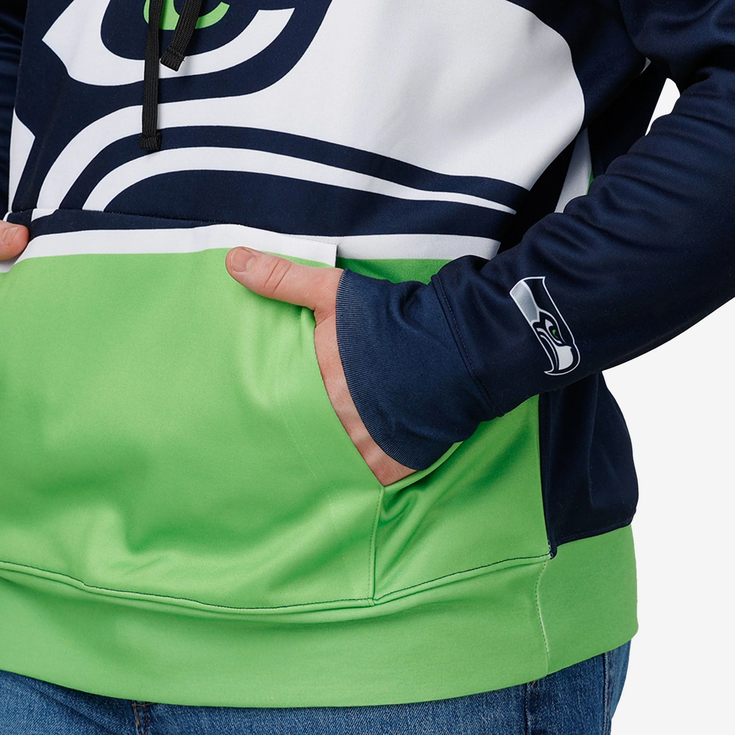 Seattle Seahawks Bold Logo Hoodie - Image 3