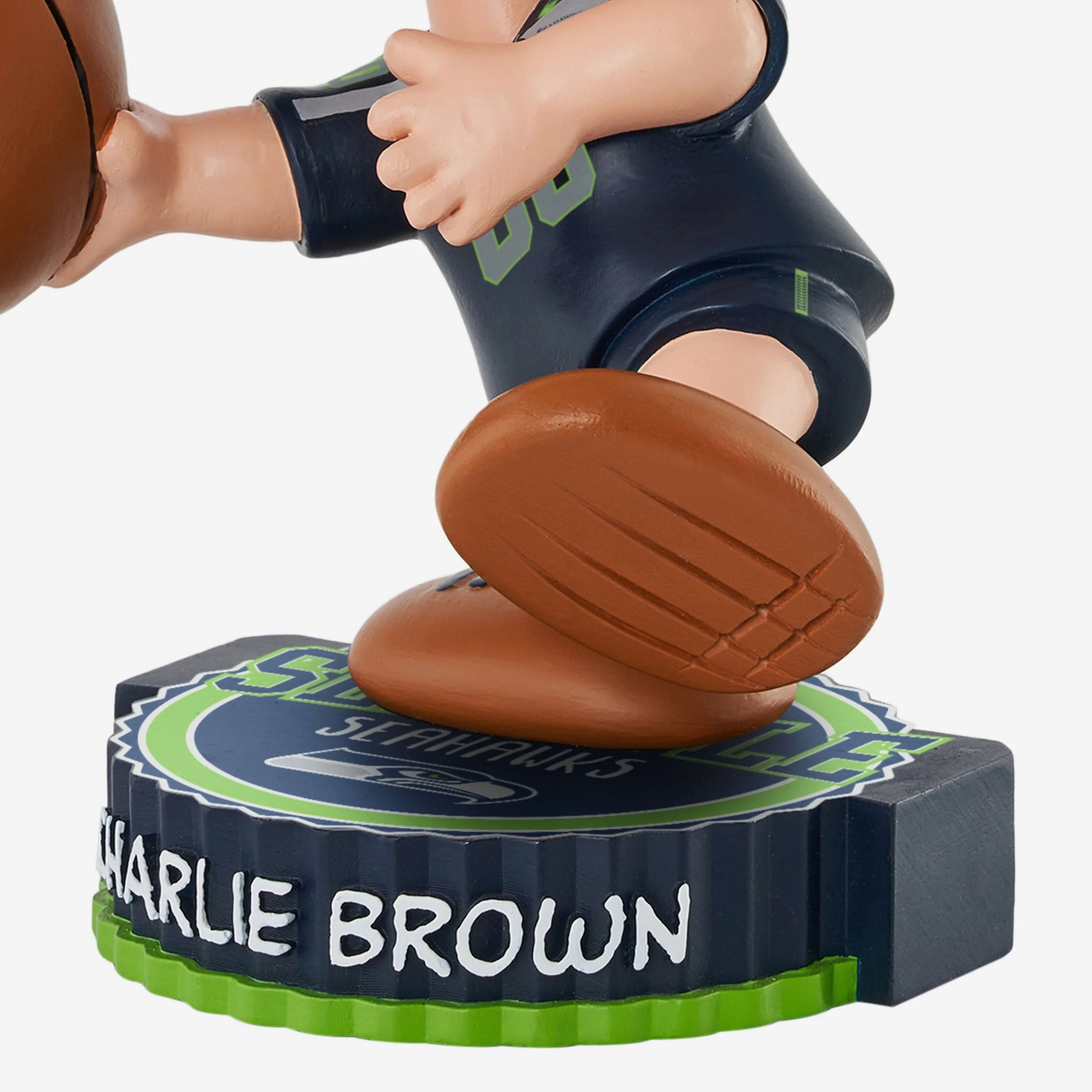 Seattle Seahawks Charlie Brown Peanuts Bighead Bobblehead - Image 3