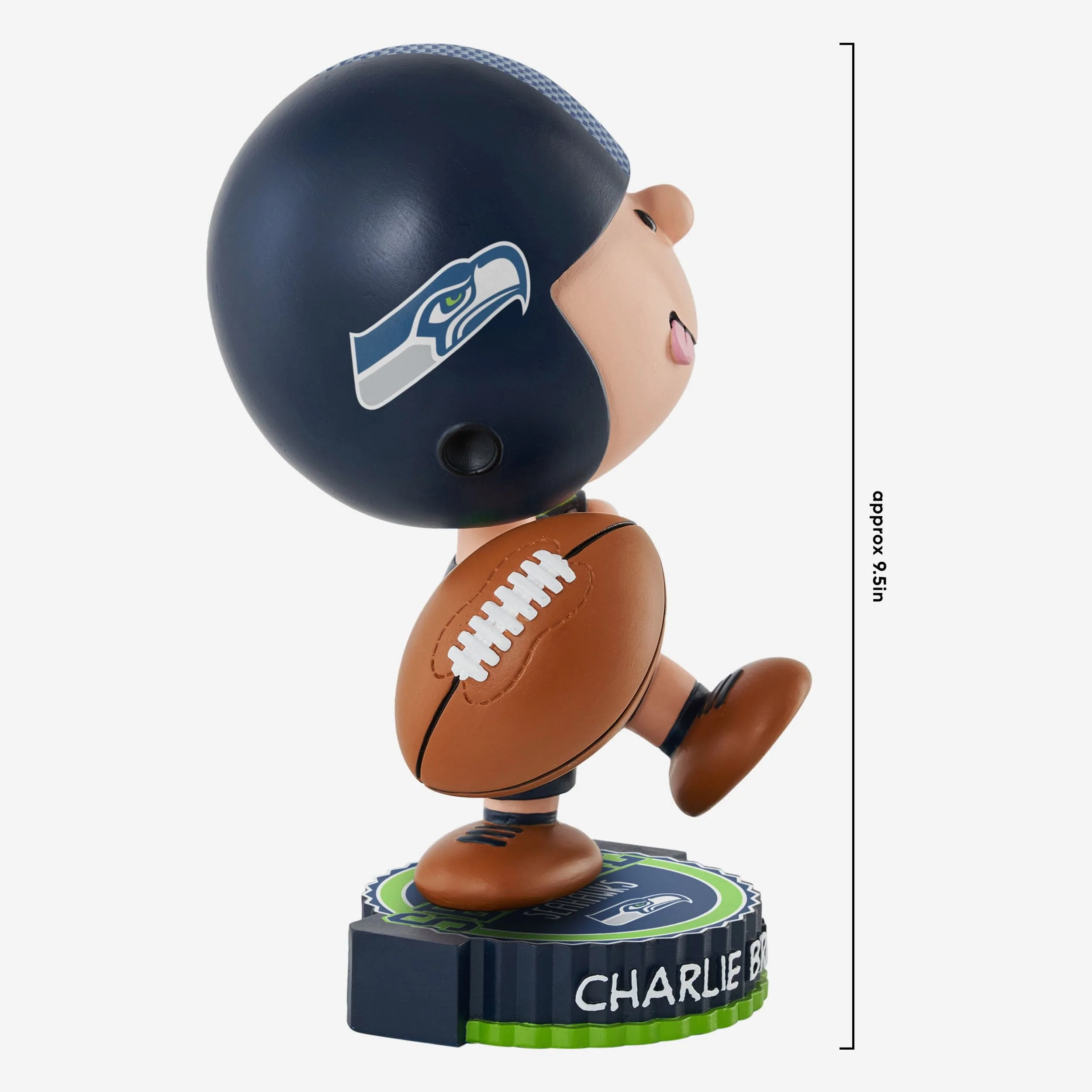 Seattle Seahawks Charlie Brown Peanuts Bighead Bobblehead - Image 4