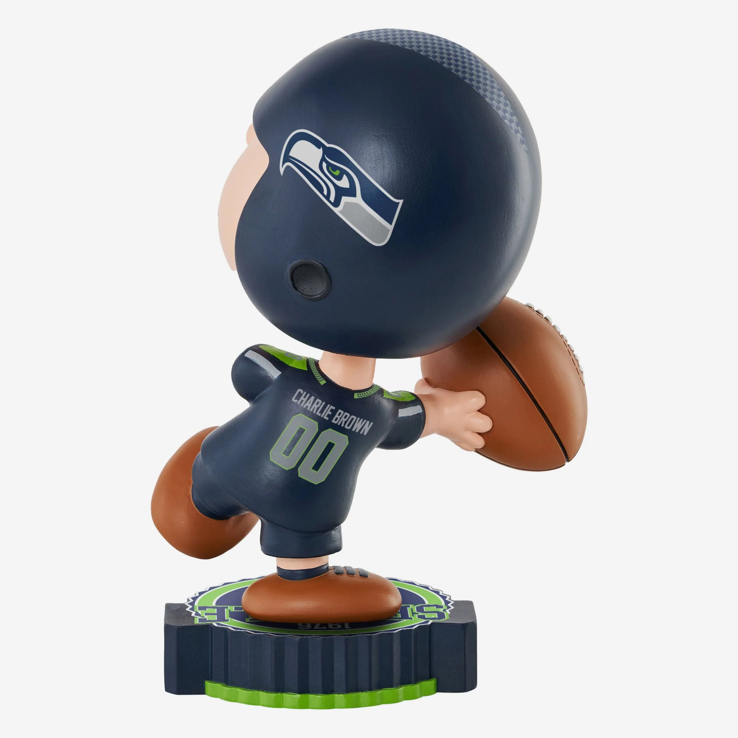 Seattle Seahawks Charlie Brown Peanuts Bighead Bobblehead - Image 5