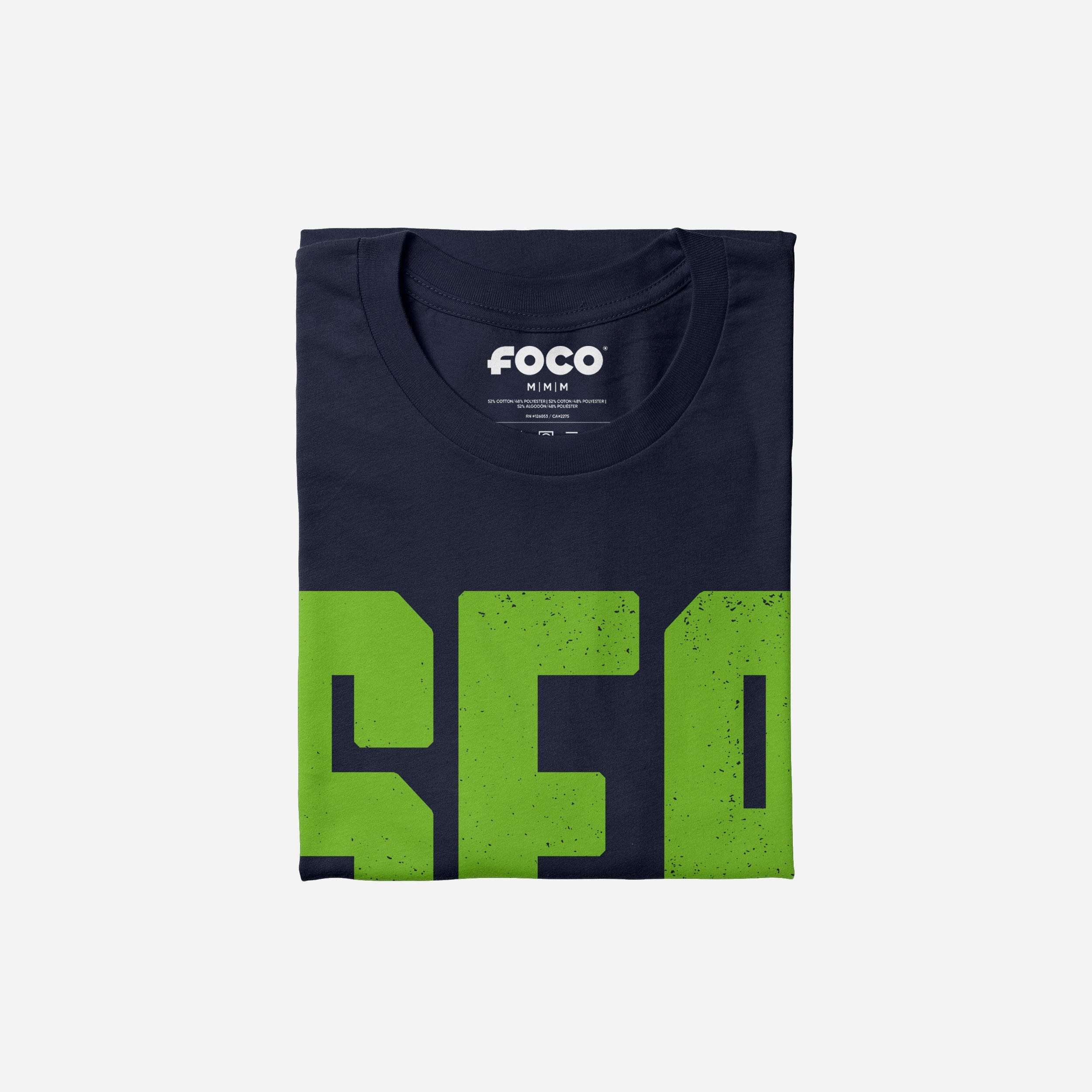 Seattle Seahawks City Initial Wordmark T-Shirt - Image 4