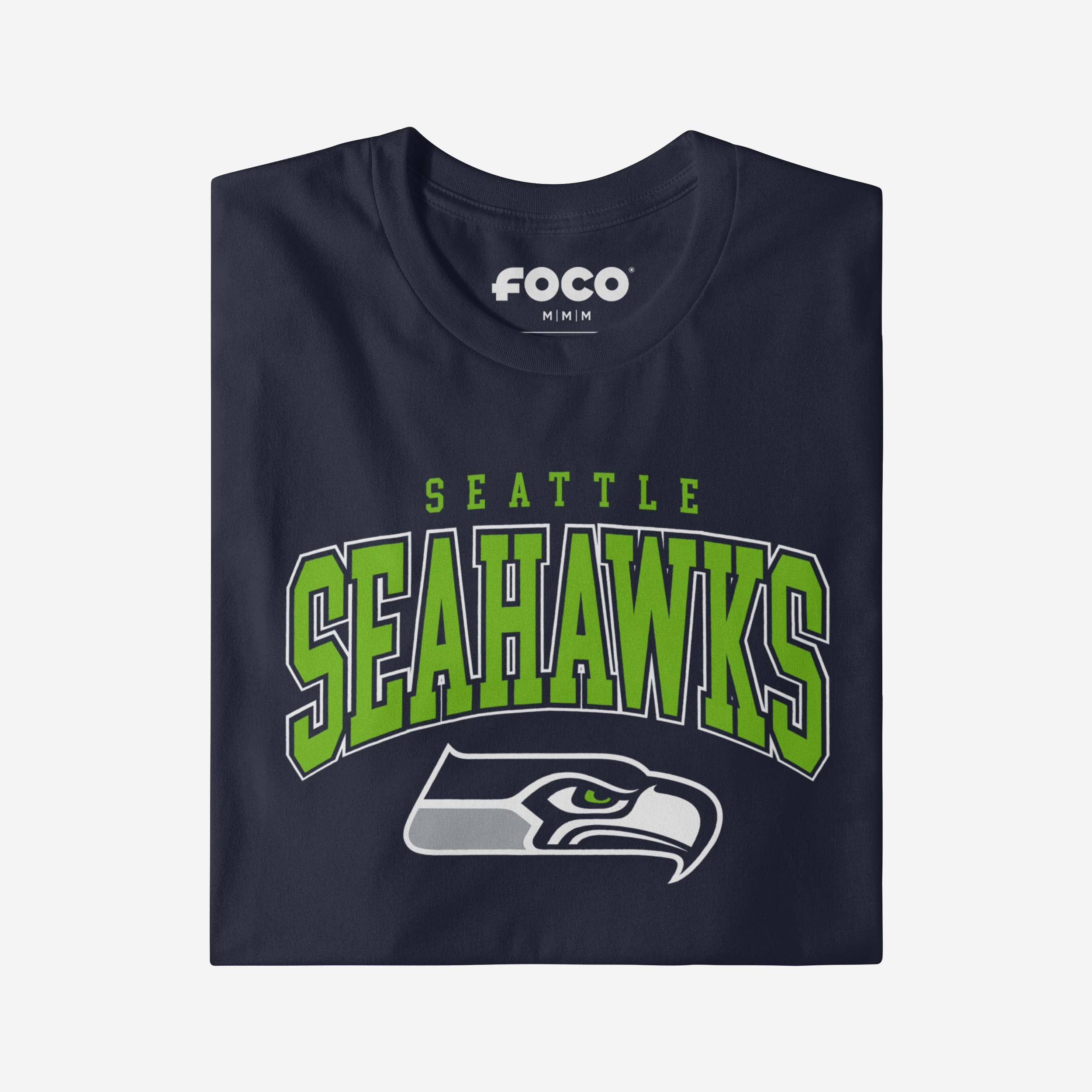 Seattle Seahawks Classic Logo Long Sleeve T-Shirt - Image 8