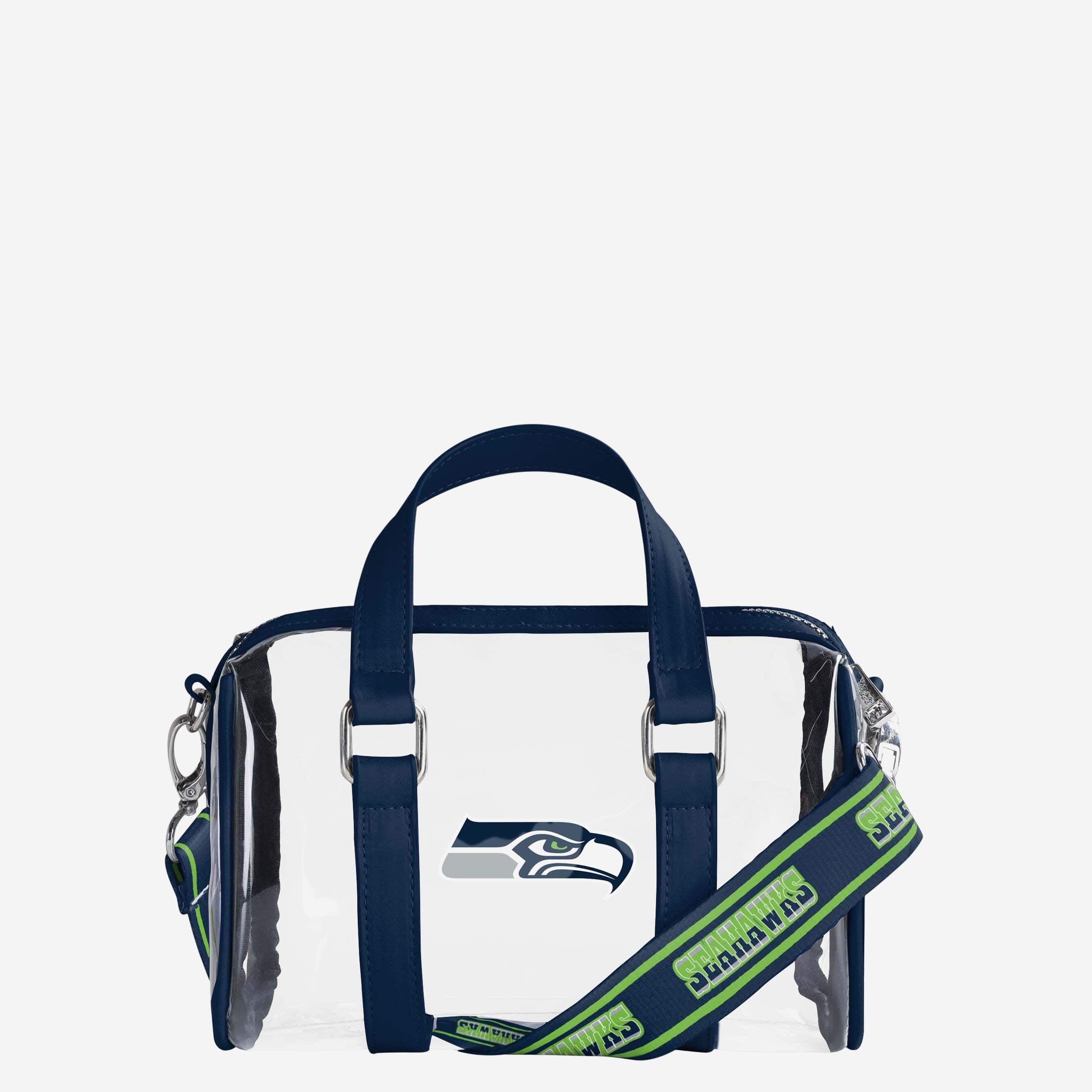 Seattle Seahawks Clear Barrel Bag