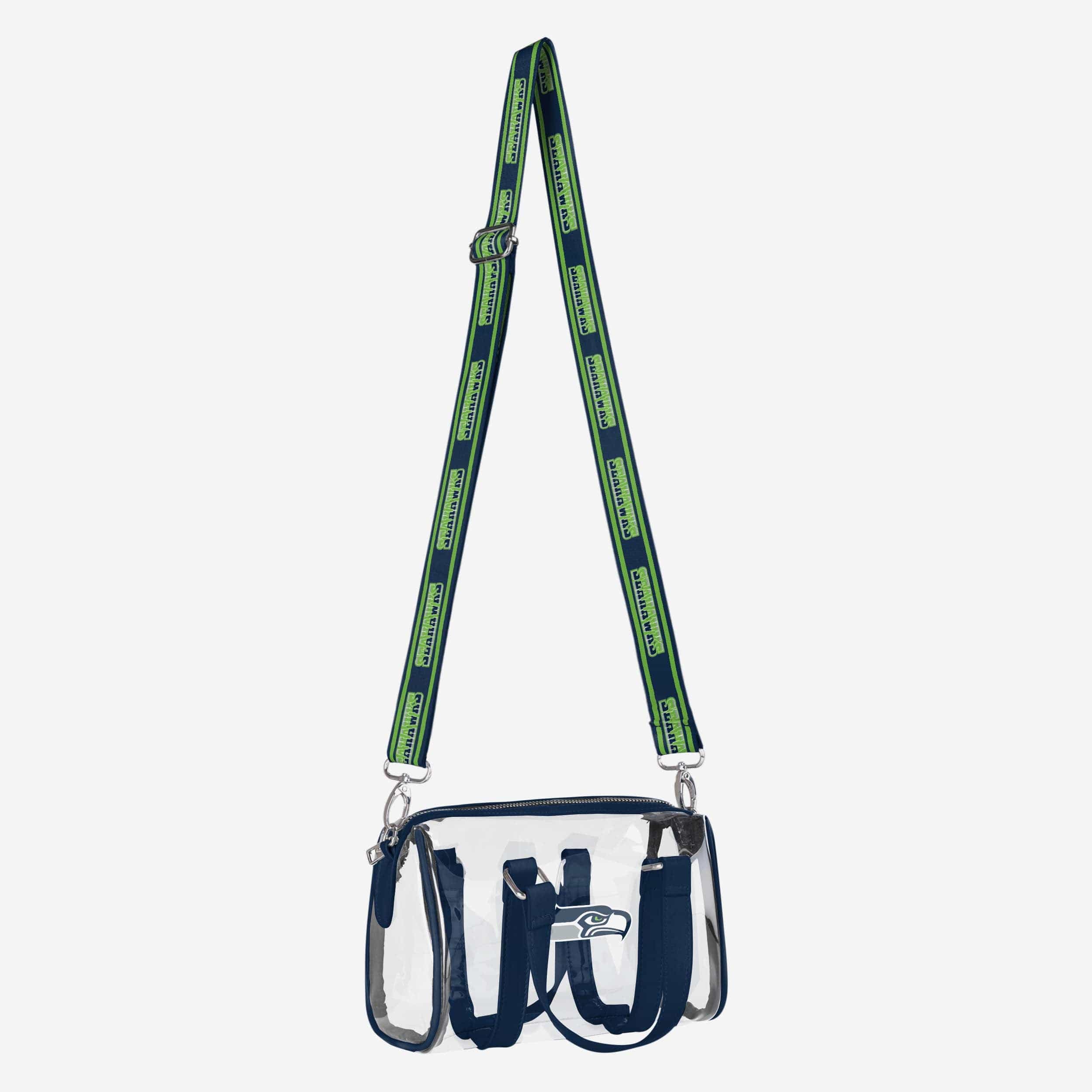Seattle Seahawks Clear Barrel Bag - Image 2
