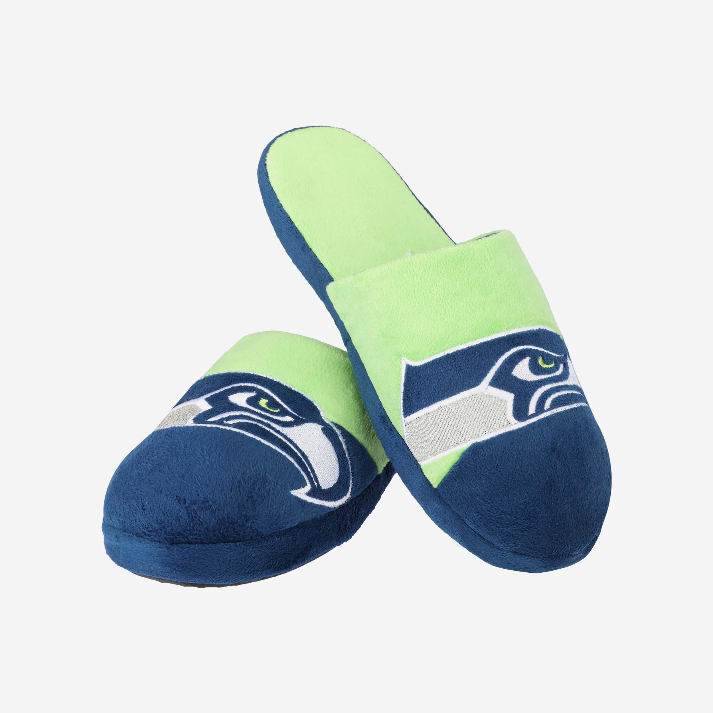 Seattle Seahawks Colorblock Slide Slippers - Image 3